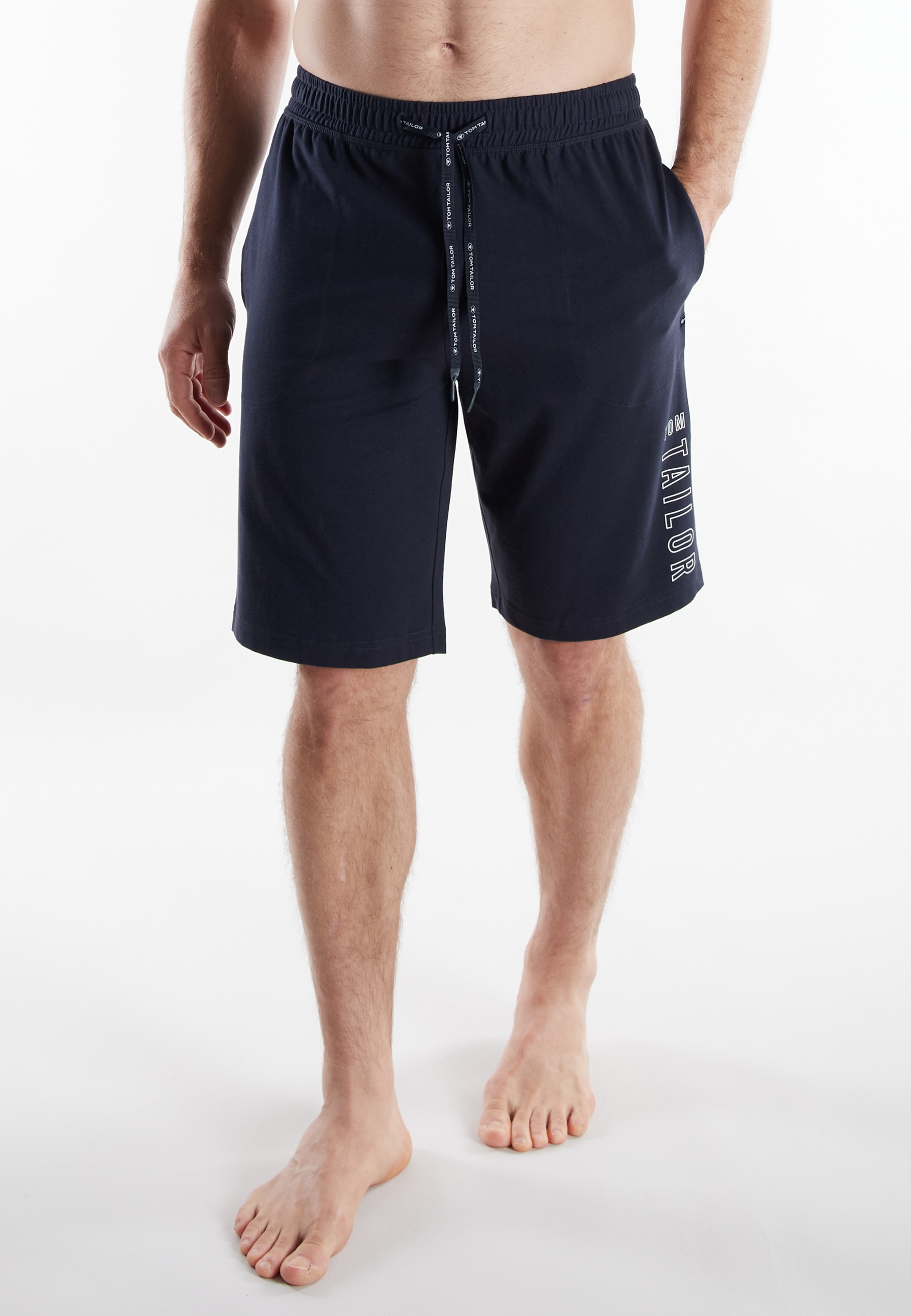 TOM TAILOR Bermudas  Single Jersey Material, lockerer Look