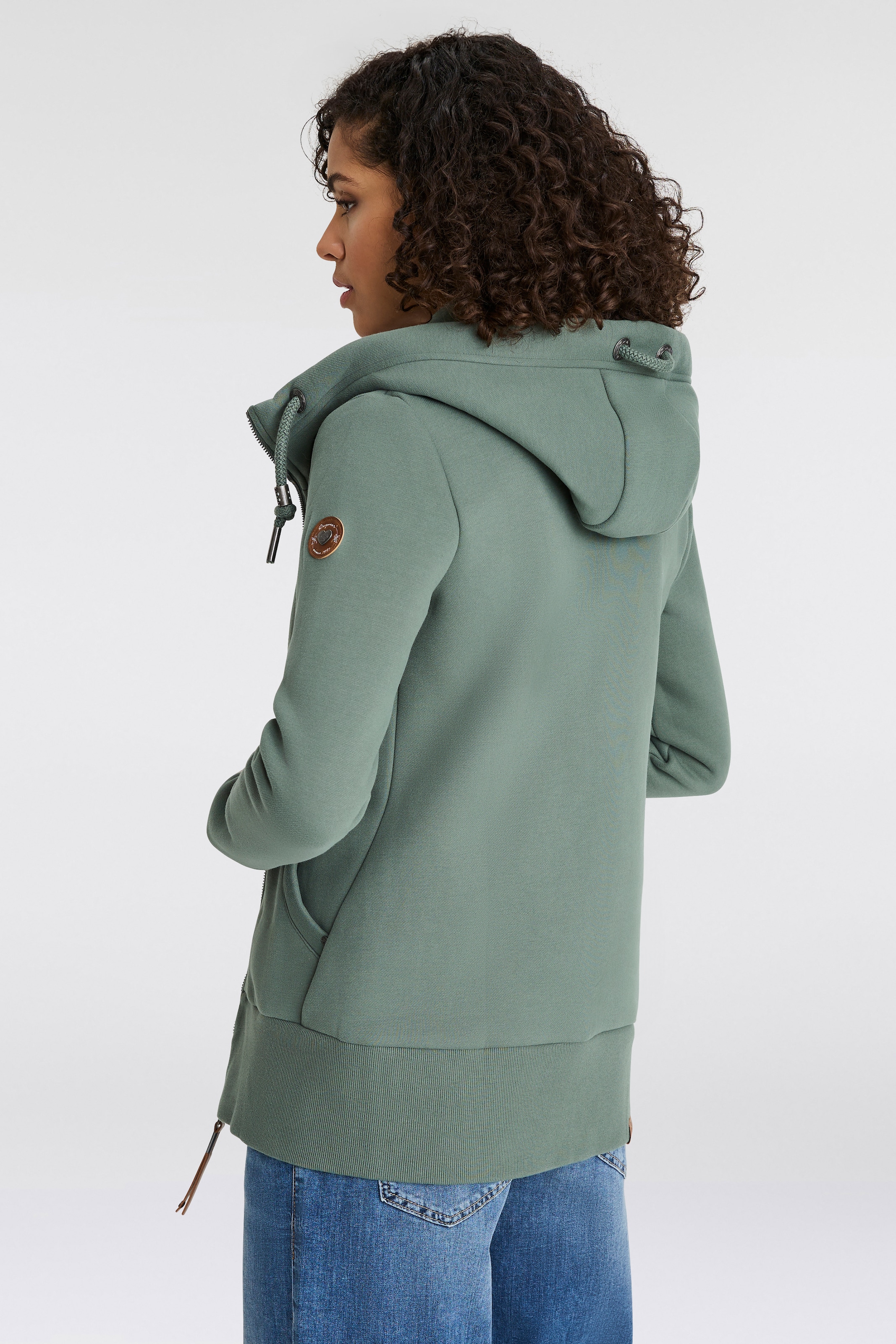 Ragwear Sweatjacke »NESKA ZIP O«, mit extra breiten Bündchen
