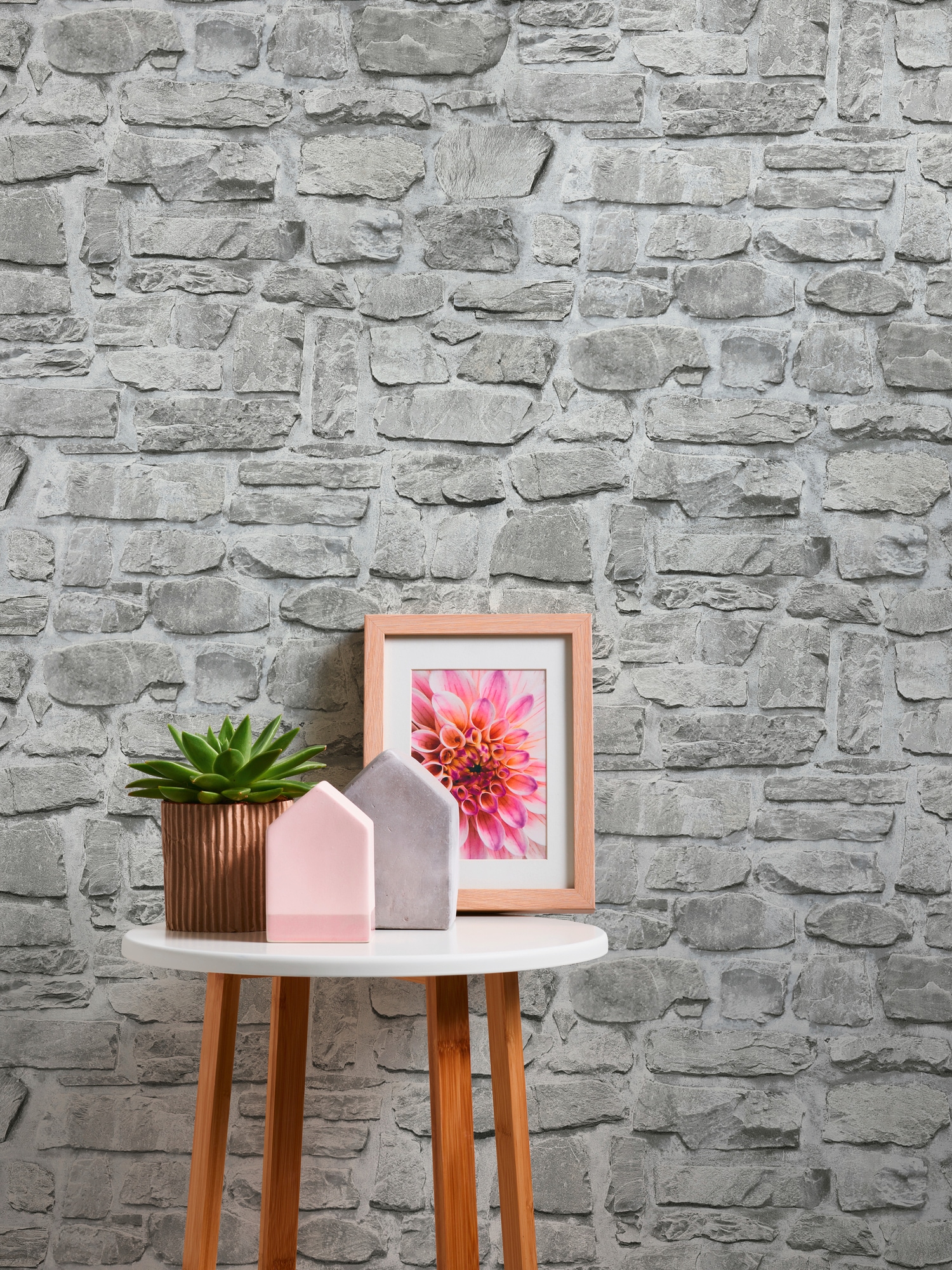 A.S. Création Vliestapete »Decoro«, gemustert-Motiv-abstrakt, Tapete Stein Tapeten Wohnzimmer Schlafzimmer Küche modern Design Optik