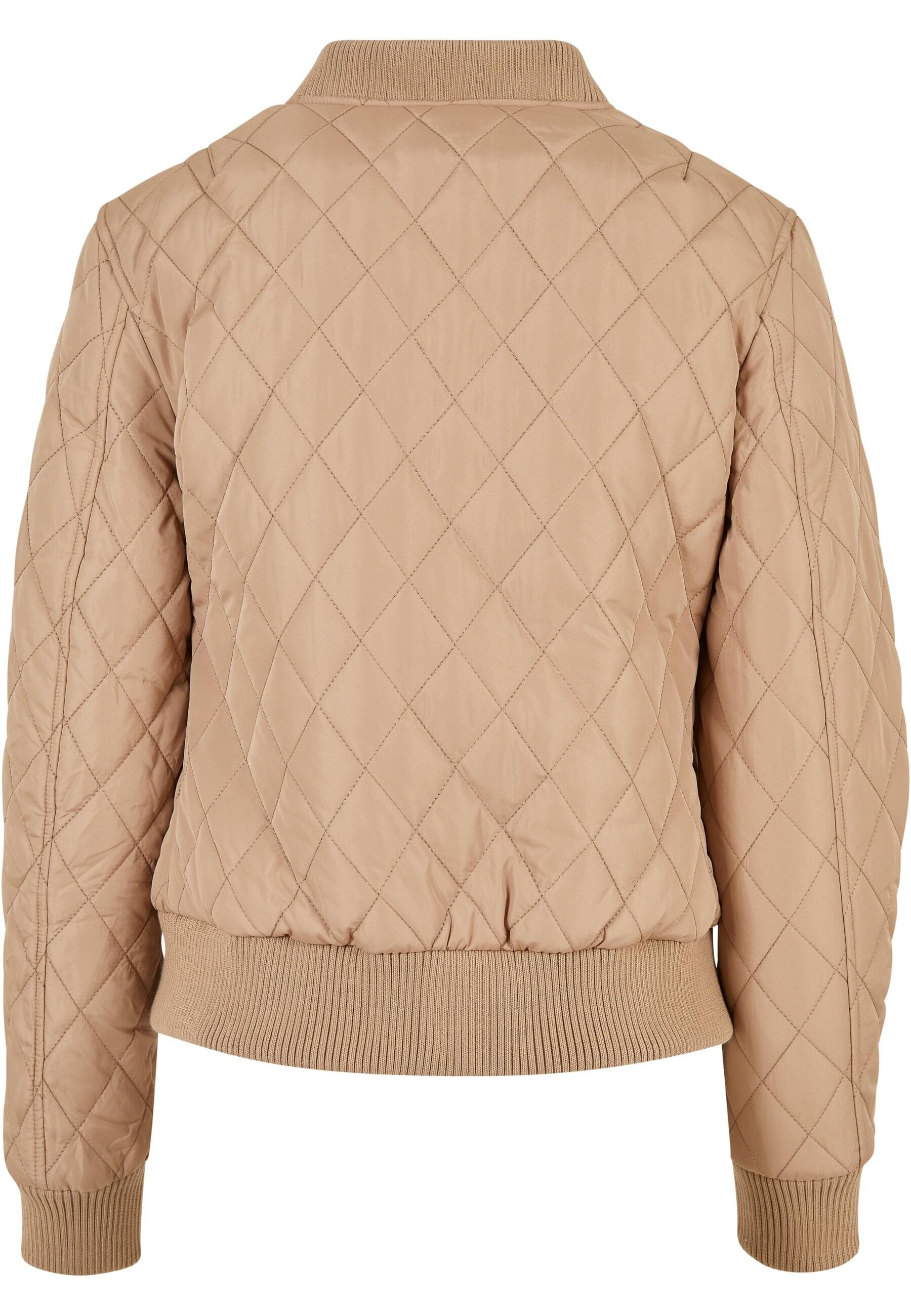 URBAN CLASSICS Allwetterjacke »Urban Classics Damen Ladies Diamond Quilt Nylon Jacket« 1 Stk. tlg. ohne Kapuze