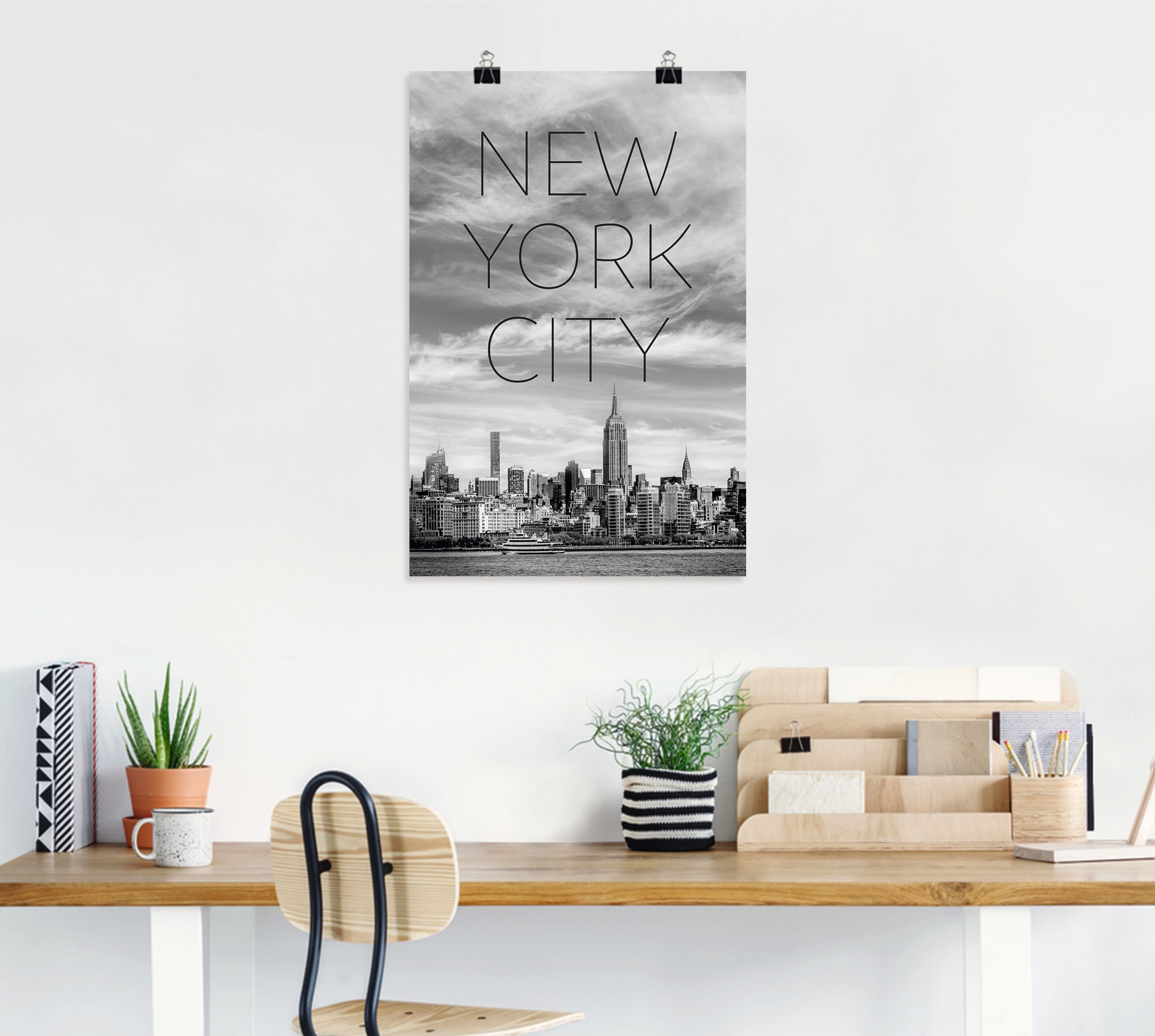 Artland Wandbild »NYC Midtown Manhattan«, New York, (1 St.), als Leinwandbild, Poster in verschied. Größen