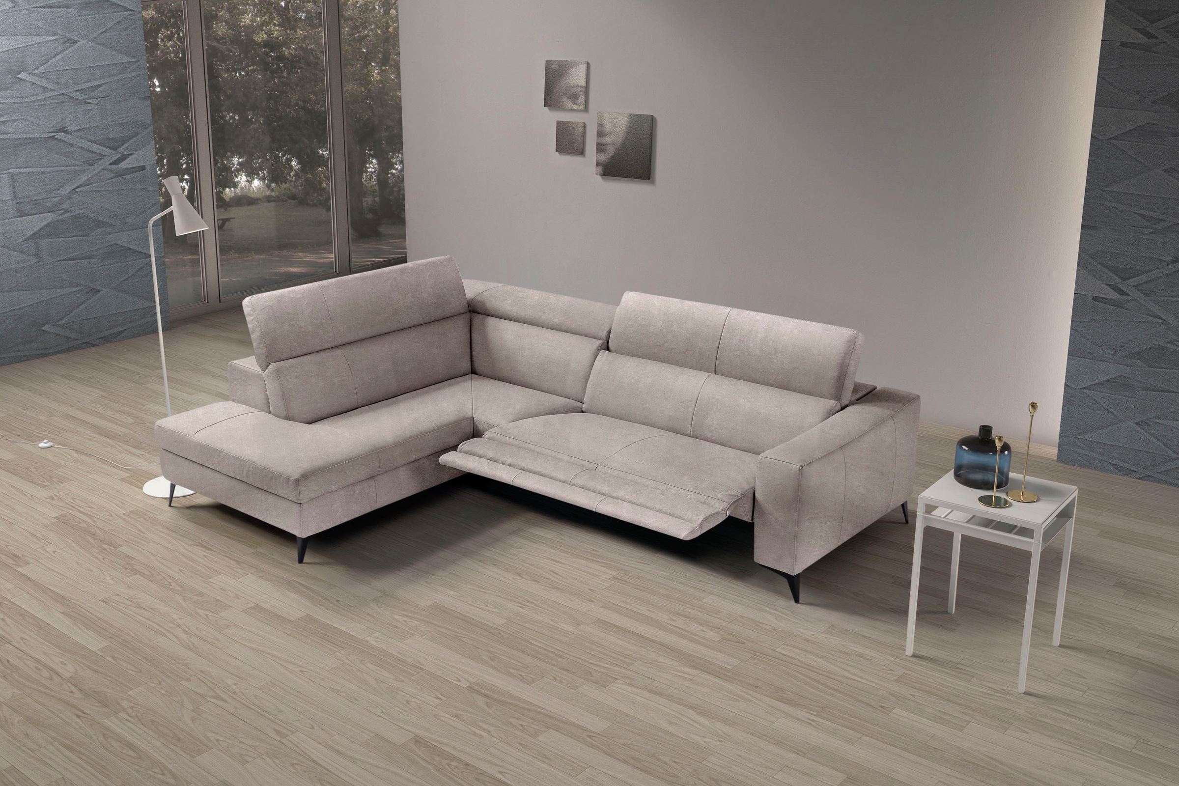 Egoitaliano Ecksofa »Edith, Designsofa mit hohem Sitzkomfort, L-Form«, inkl günstig online kaufen