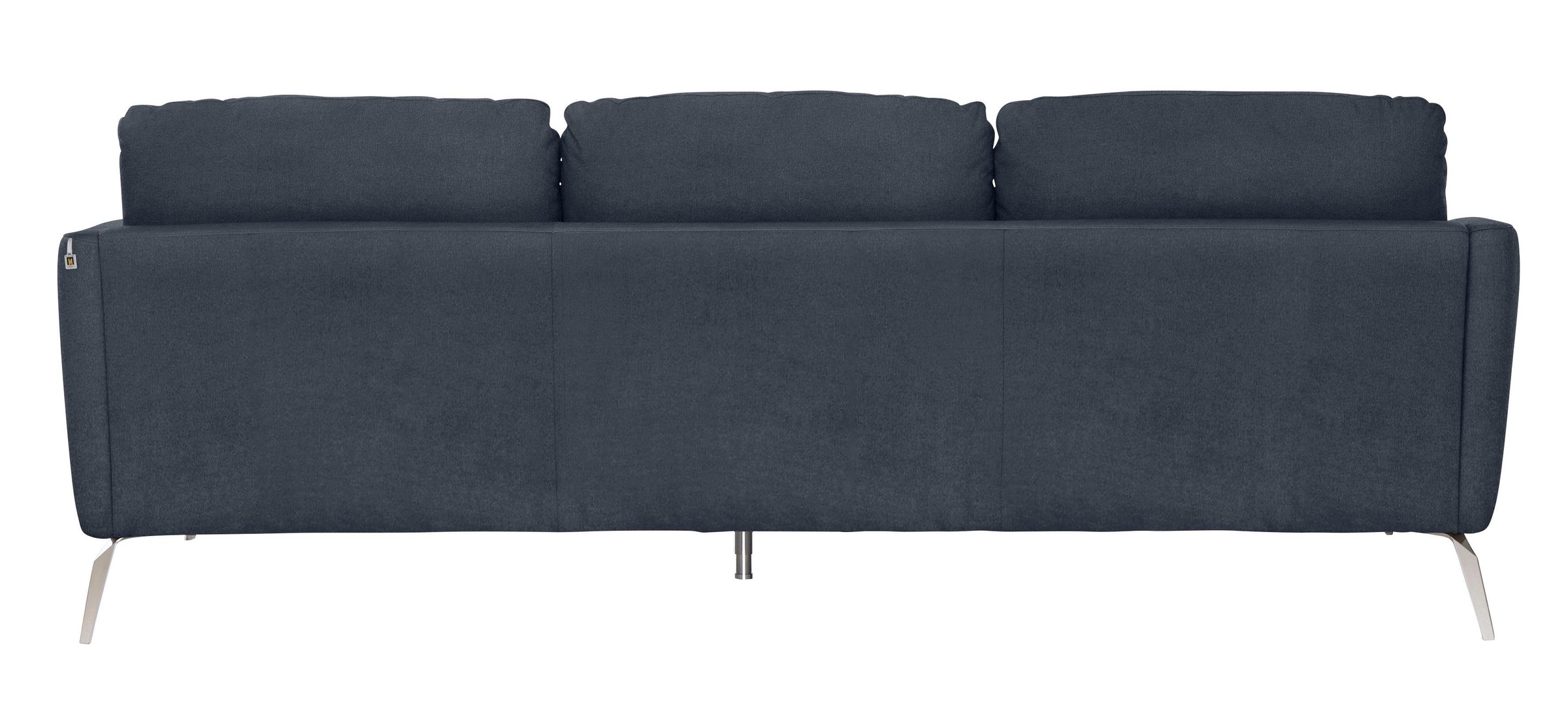 W.SCHILLIG Big-Sofa »softy«, mit dekorativer Heftung im Sitz, Füße Chrom glänzend