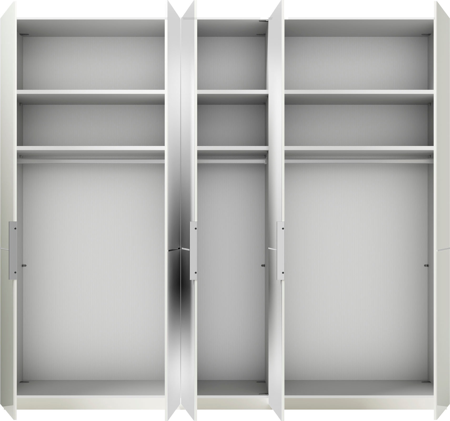 Musterring Drehtürenschrank »Imola W«, inkl. Einlegeböden und Kleiderstangen, mit Glas- und Spiegeltüren