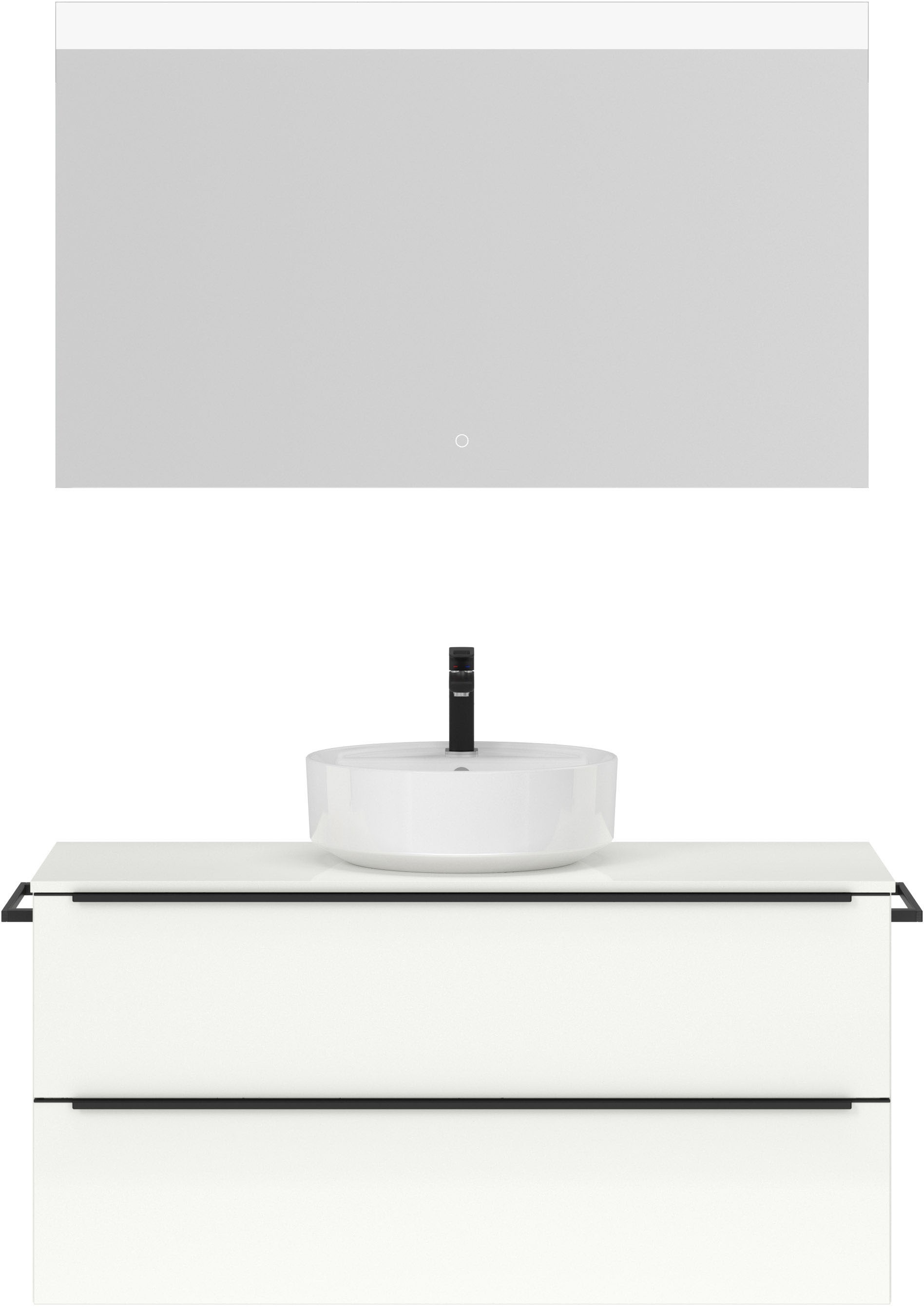 nobilia® Badmöbel-Set »Alvene« vormontiert, mit Soft-Close, 2 Stk. tlg. Hoc günstig online kaufen