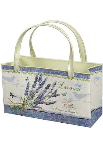 Ambiente Haus Übertopf »Lavendel - Tasche aus Metall«, (1 St.) kaufen