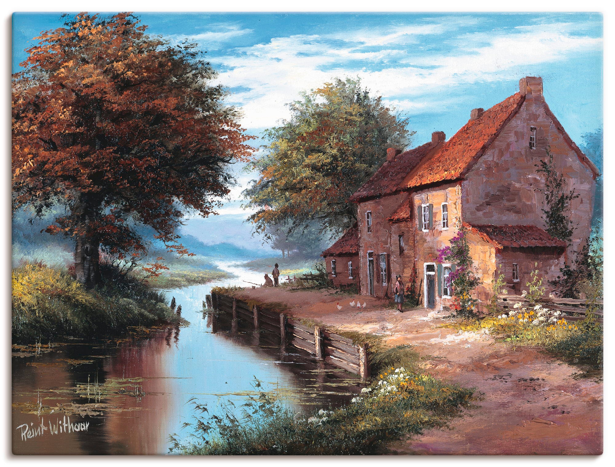 Artland Wandbild »Früher Morgen«, Gewässer, (1 St.), als Leinwandbild, Poster in verschied. Größen