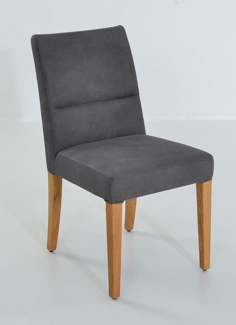 K+W Komfort & Wohnen 4-Fußstuhl »GOBY« () 4-Fuß-Holzstuhl in Wildeiche geöl günstig online kaufen