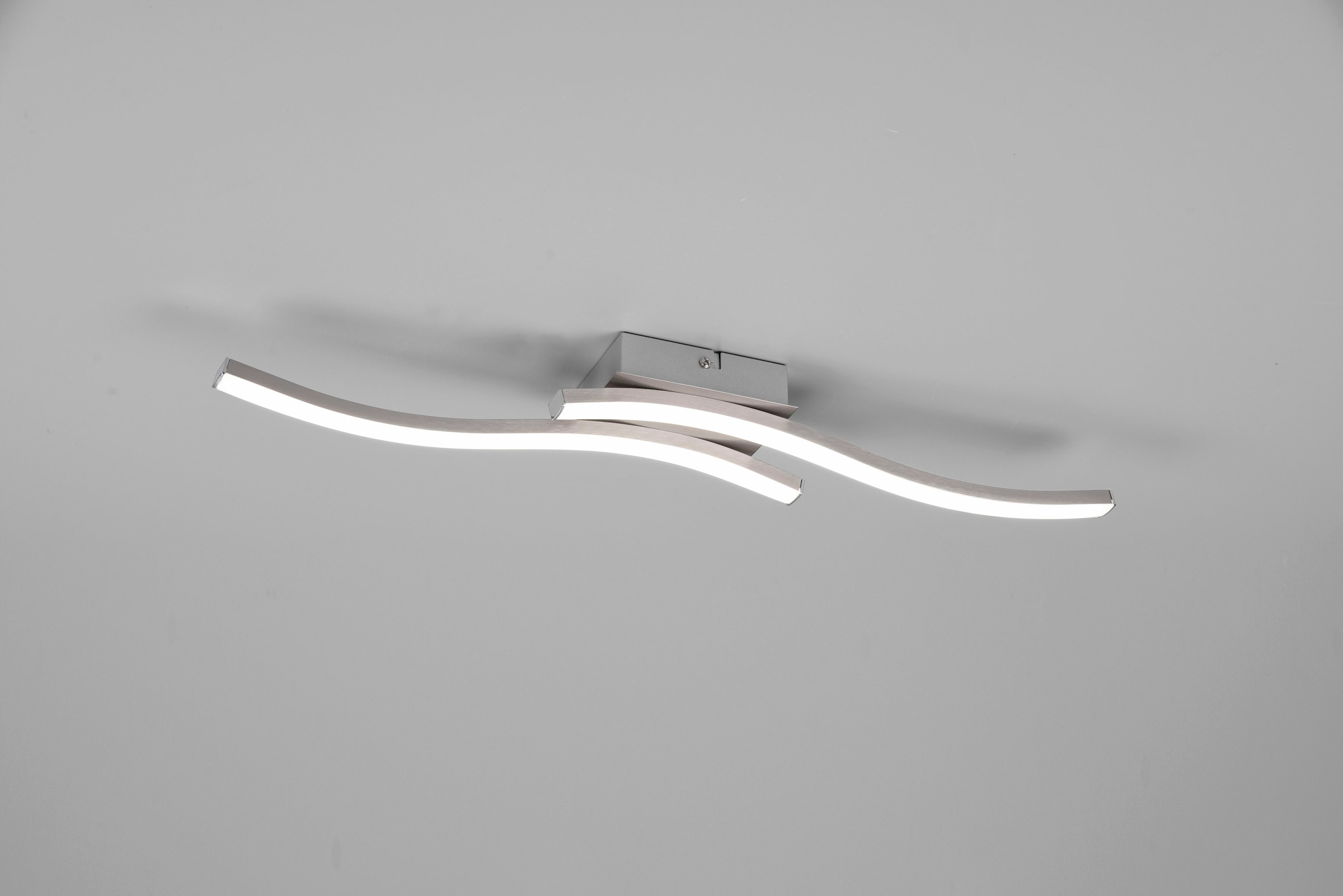 REALITY Leuchten LED Deckenleuchte »Route«, 2 flammig, Leuchtmittel LED-Modul | LED fest integriert, moderne Deckenlampe 2-flammig, LEDs mit 2x 500 Lumen