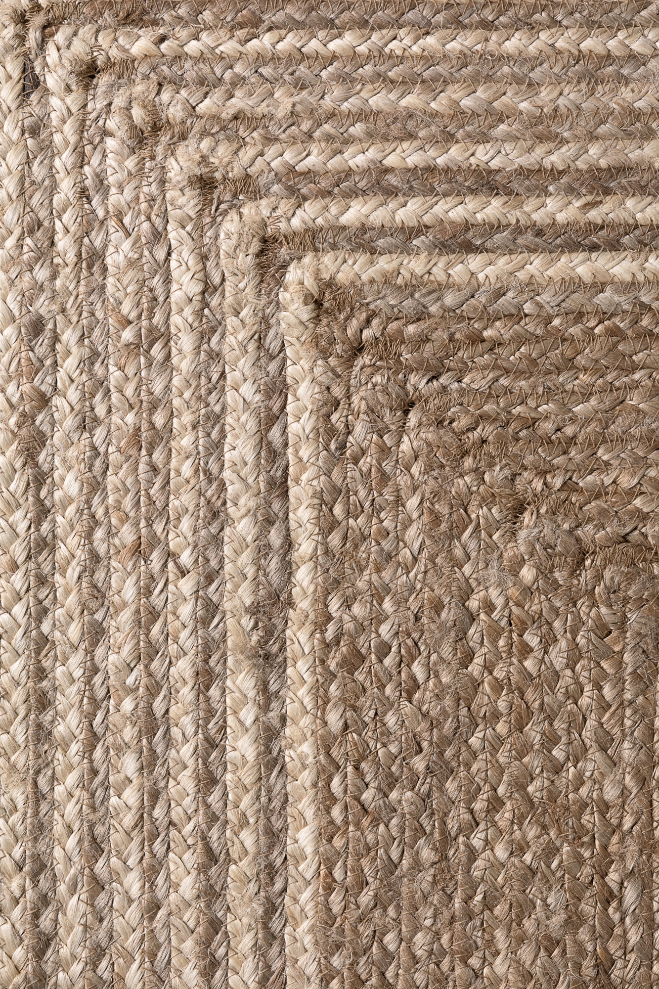HANSE Home Teppich »Juno Line  Juteteppich« rechteckig 9 mm Höhe Jute, Shape, Handgemacht, Wohnzimmerteppich, Naturteppich, Wohnzimmer
