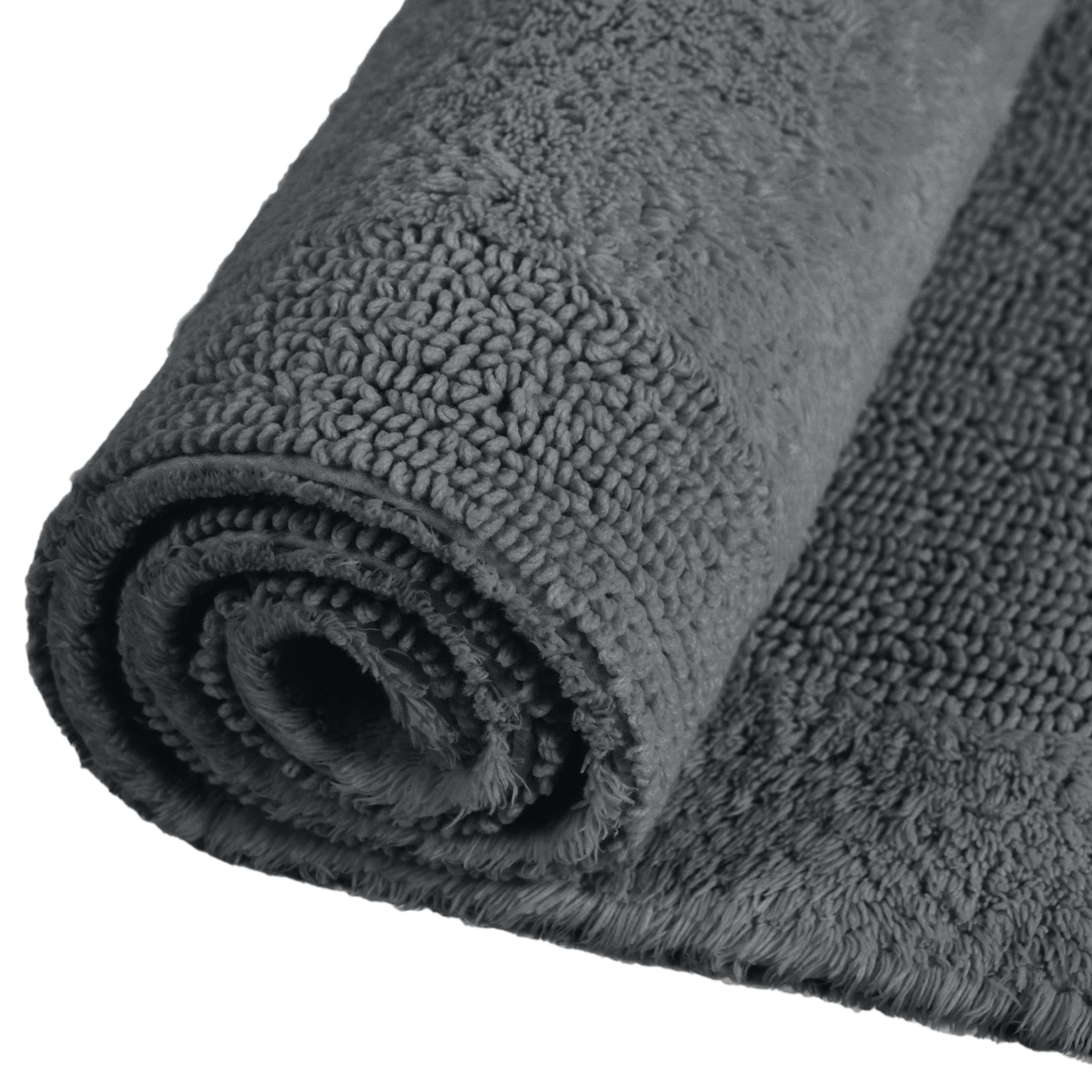 OTTO home Badematte »Kapra, Badvorleger, Badezimmer Teppich« Höhe 14 mm beidseitig nutzbar | fußbodenheizungsgeeignet | strapazierfähig mit Bordüre, Badteppich, Badematte, Baumwolle