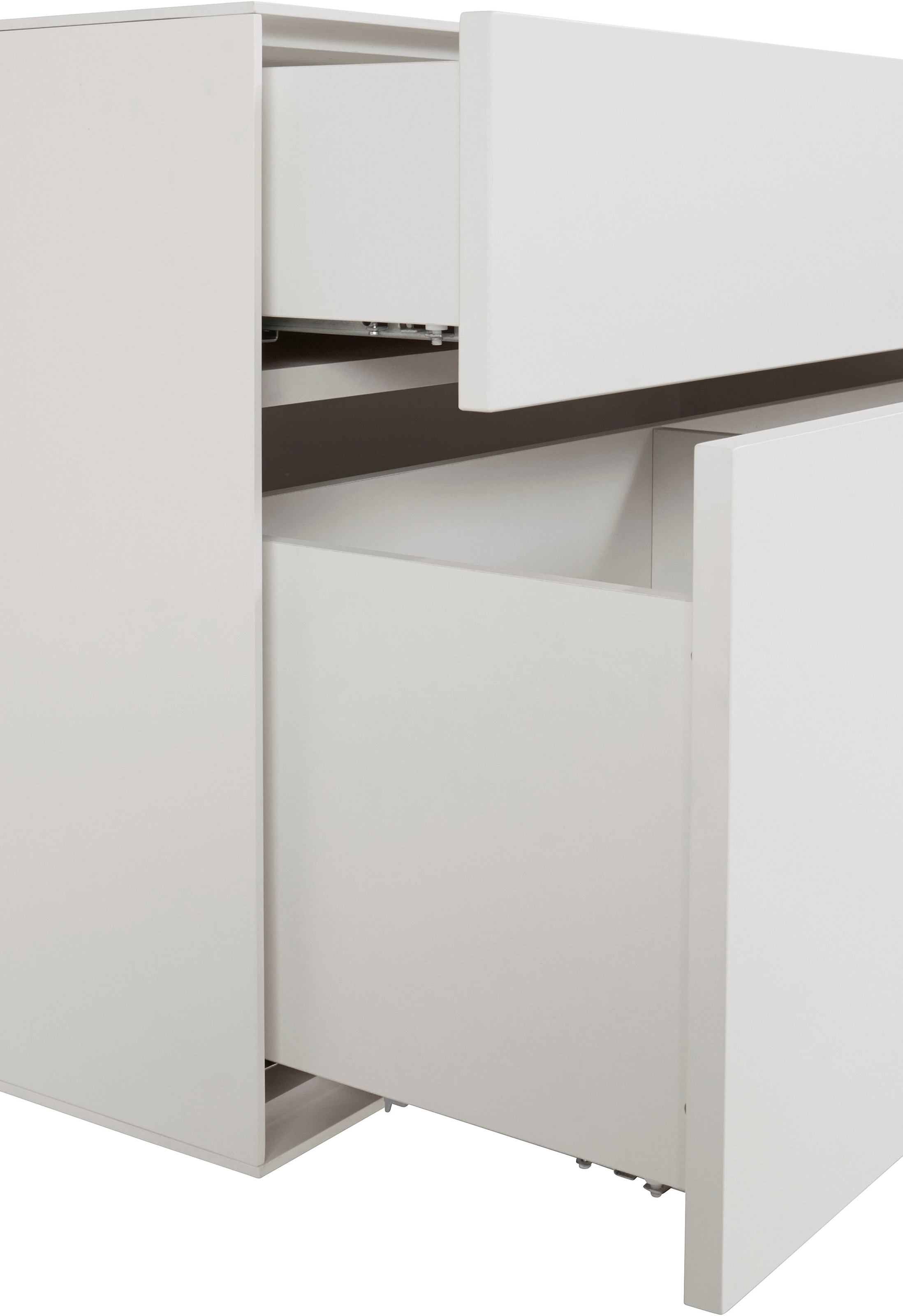 LeGer Home by Lena Gercke Lowboard »Essentials«, (3 St.), Breite: 336cm, MDF lackiert, Push-to-open-Funktion