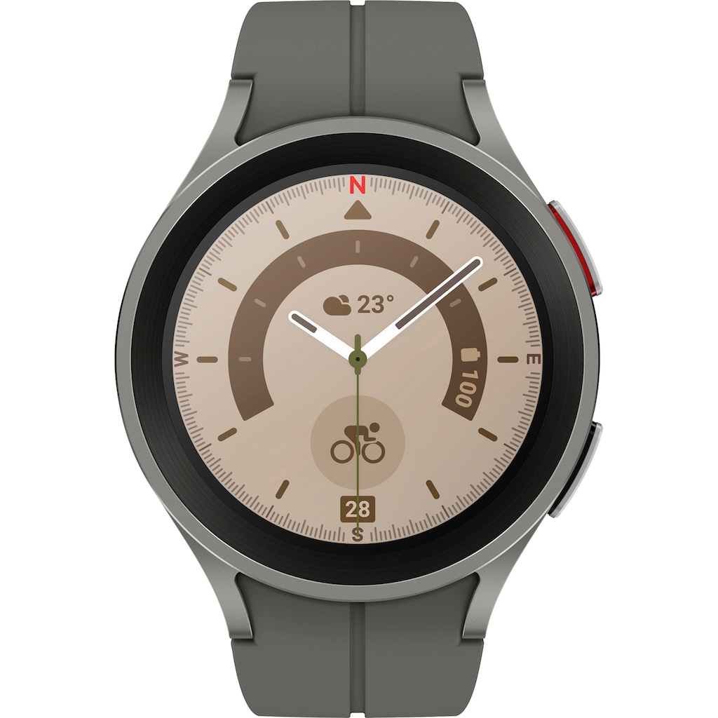 Samsung Smartwatch »Galaxy Watch 5 Pro 45mm BT«, (Wear OS by Samsung)