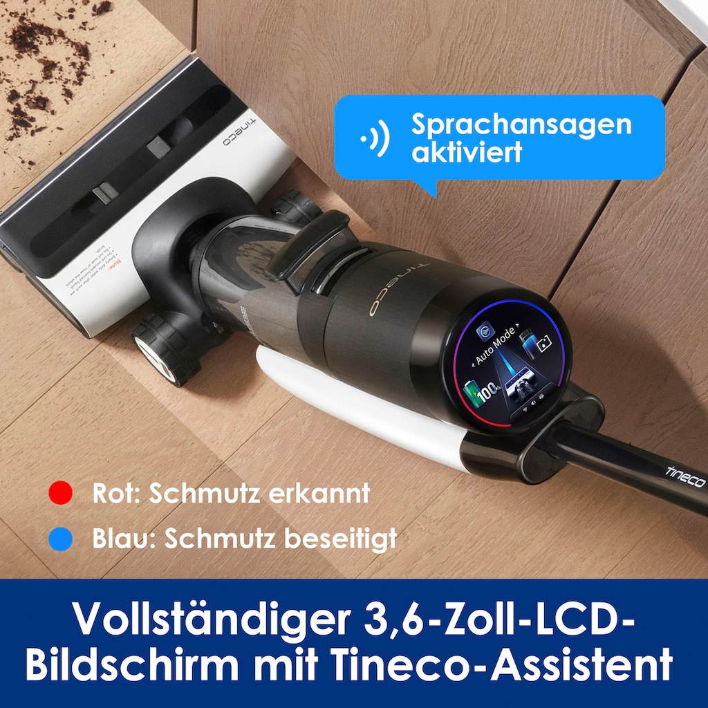 Tineco Nass-Trocken-Akkusauger »Floor One S7 Premium, zwei Richtungen Selbstantrieb, 40 min Laufzeit«