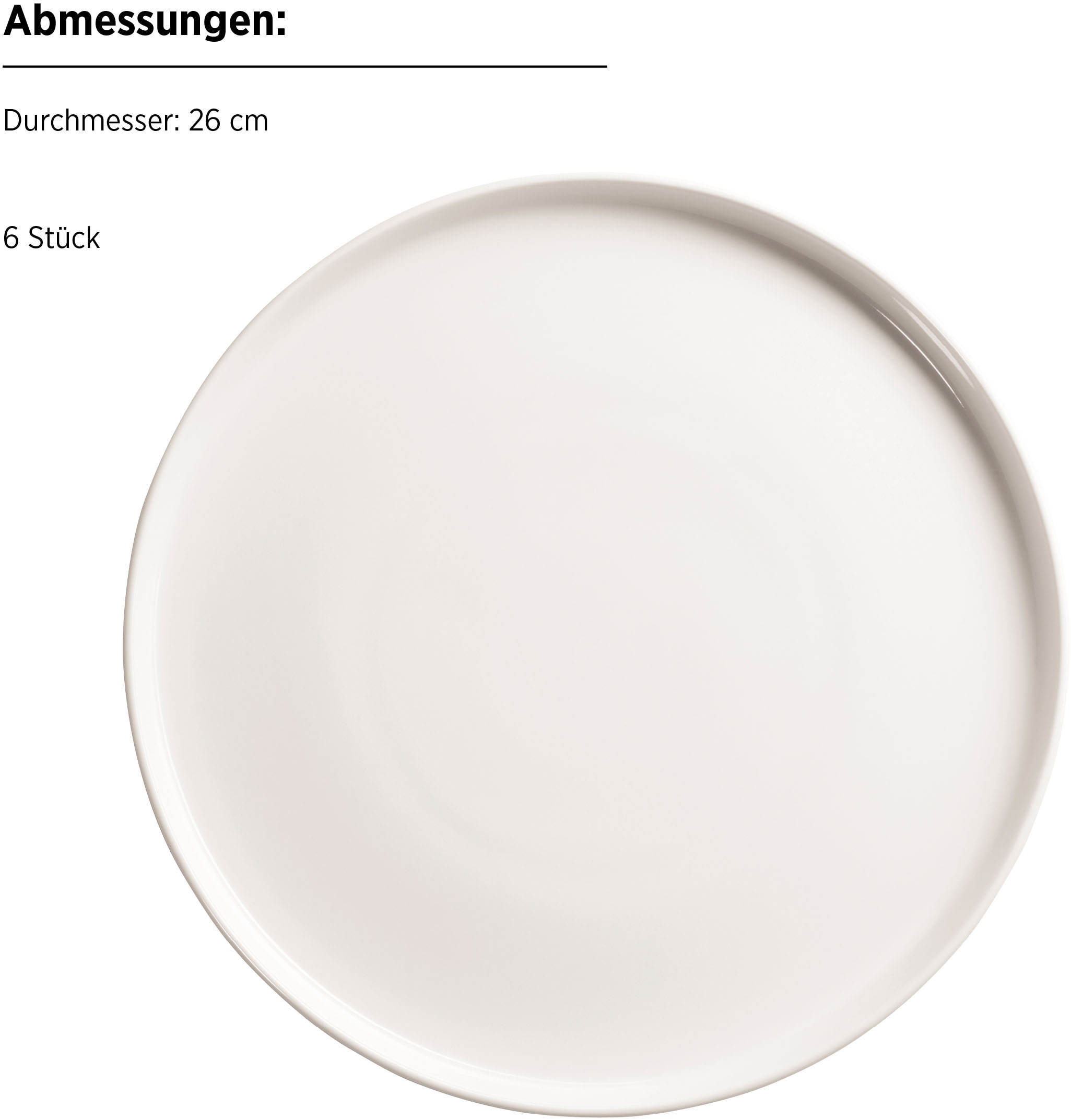 MÄSER Tafelservice »SITA, aus Porzellan«, (Set, 12 tlg.), Geschirr-Set, Service