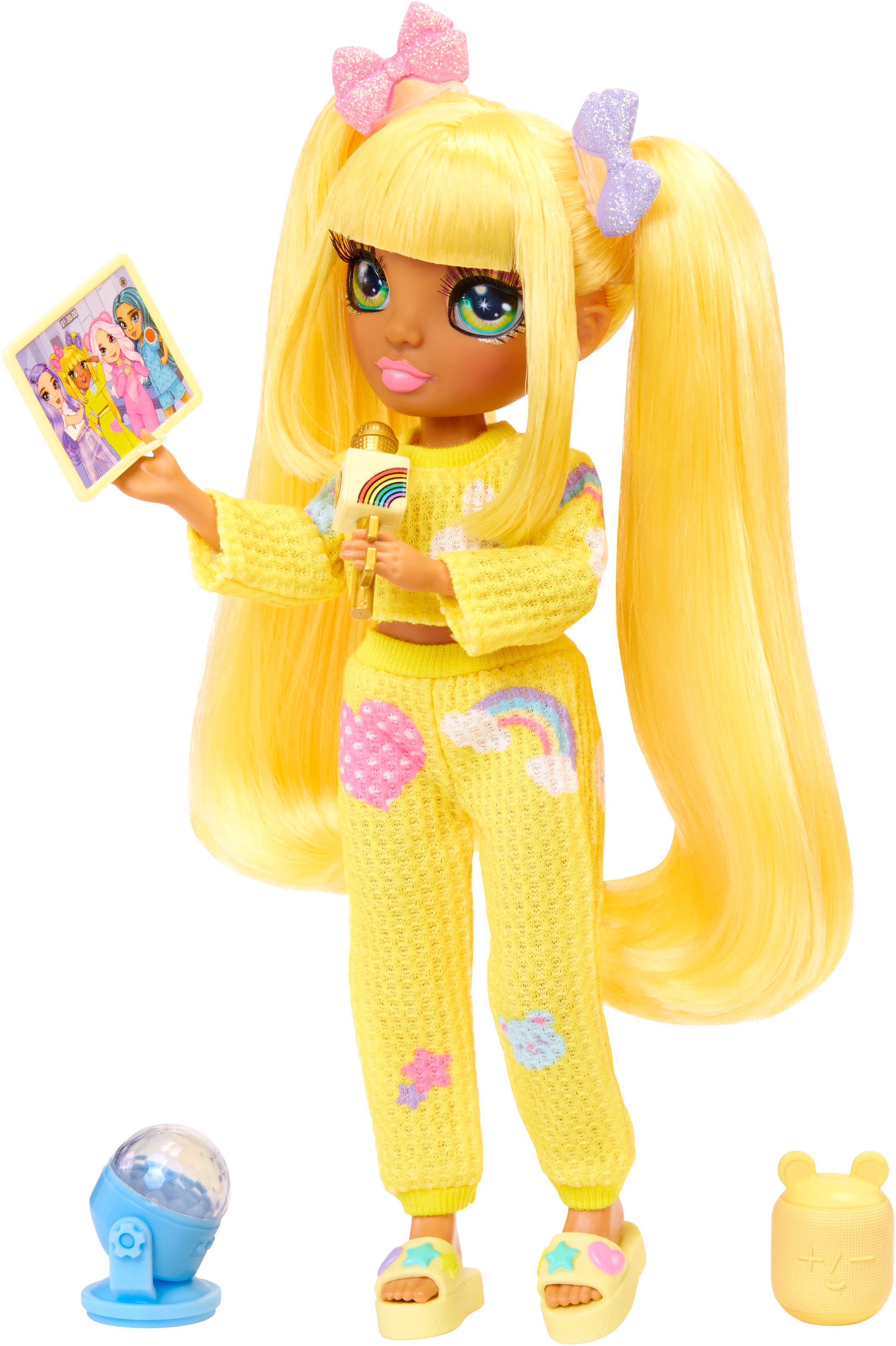 RAINBOW HIGH Anziehpuppe »Junior High PJ Party Fashion Doll Sunny (Yellow)«