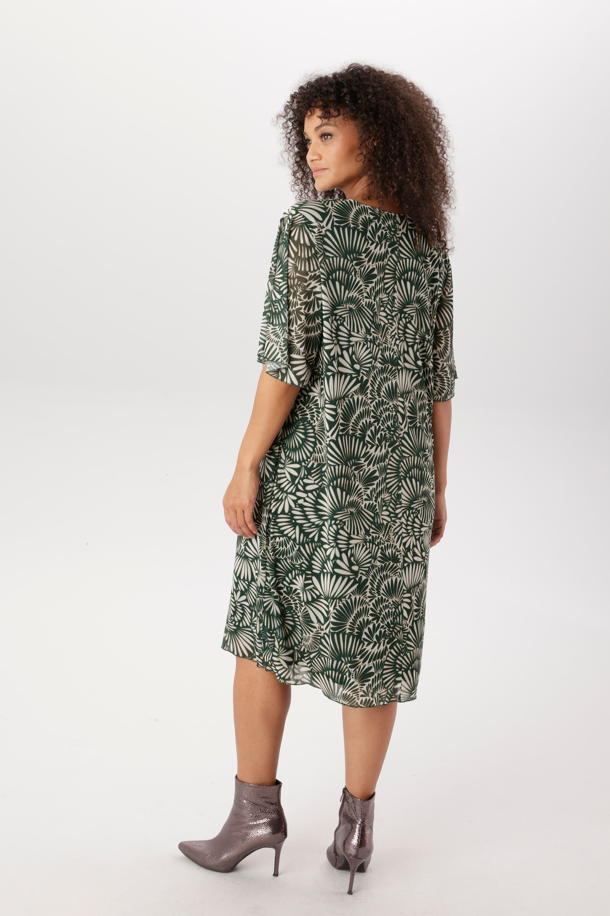 Aniston PLUS Meshkleid mit Flügelärmelchen - NEUE KOLLEKTION