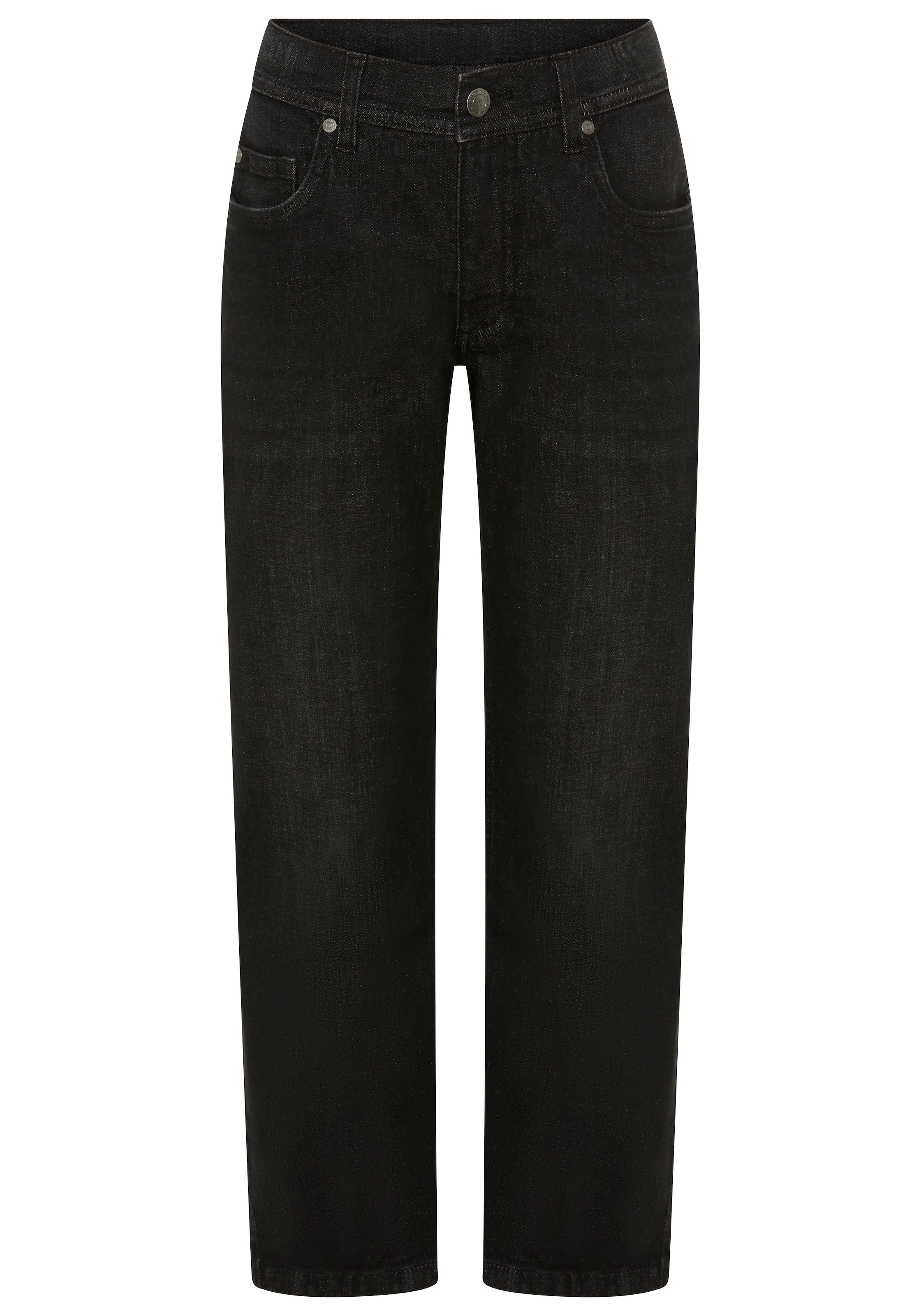 KangaROOS Loose-fit-Jeans »Jeans mit weitem Bein und KangaROOS Stickerei« Loose-fit Stretchjeans mit Logo-Stickerei