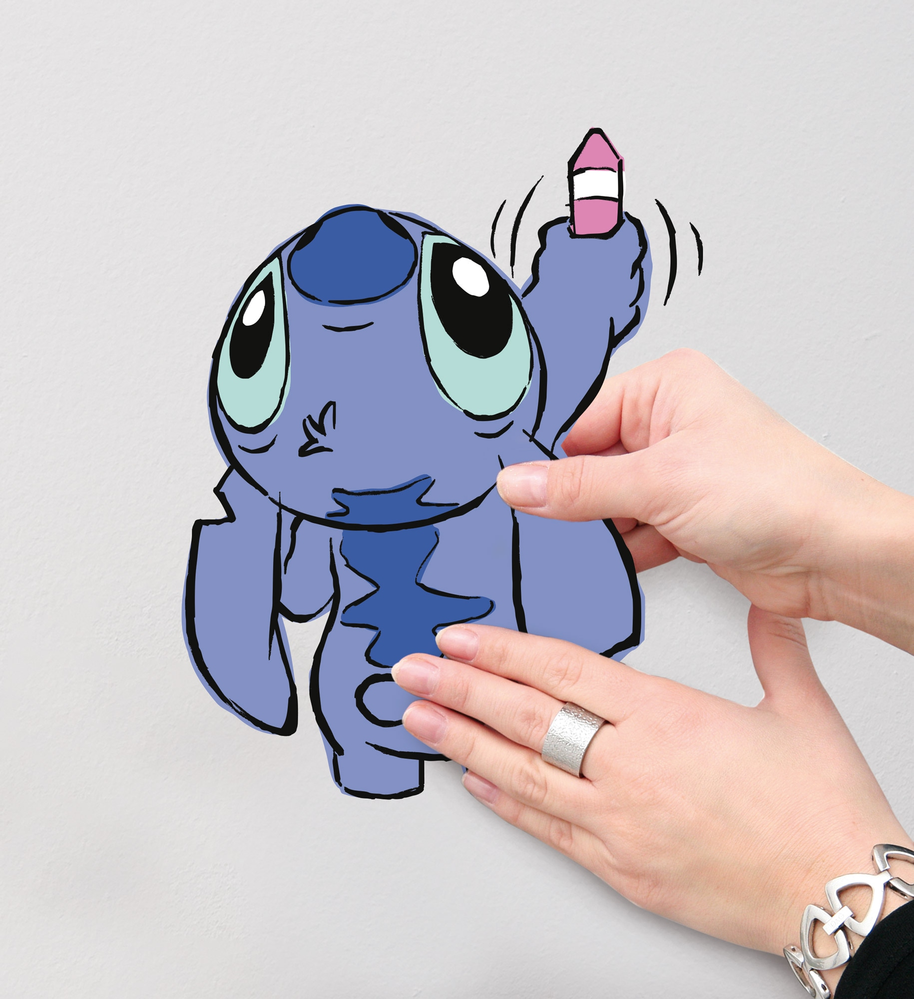 Komar Wandtattoo »Stitch Artist - Größe 50 x 70 cm«, (22 St.), selbstklebend, Wandsticker, Kinderzimmer