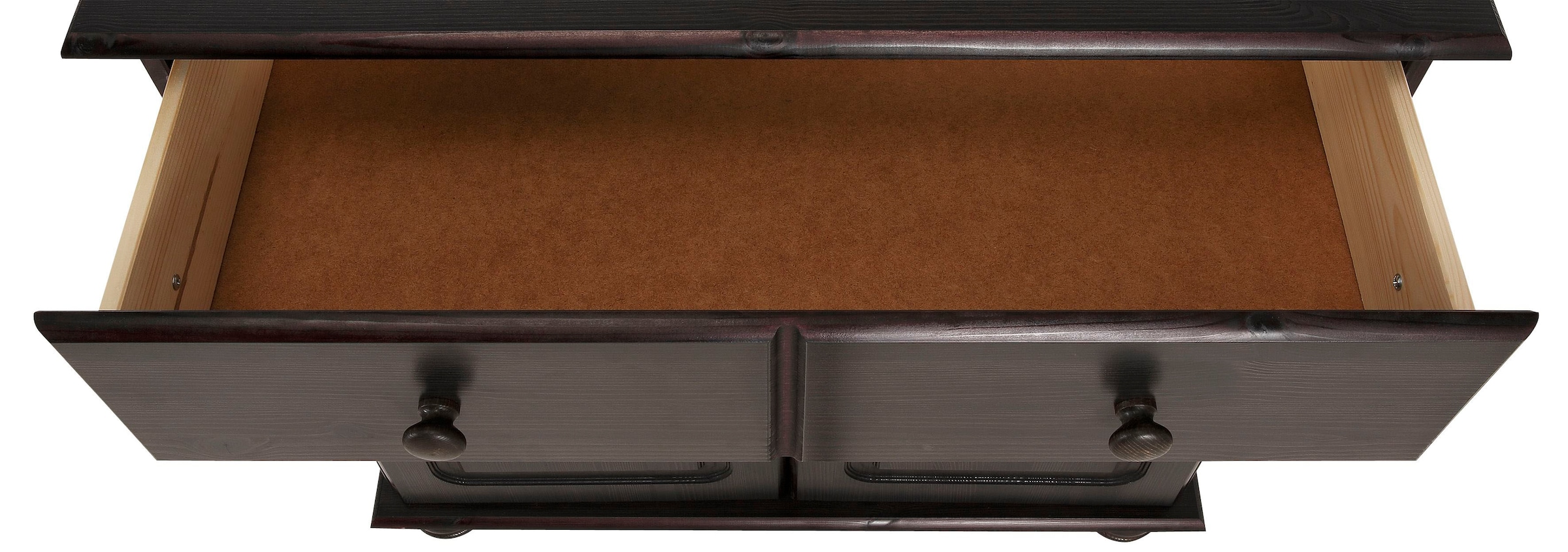 Home affaire Sideboard »Mette«, mit gefrästen, kugelförmigen Füßen, Breite 80 cm