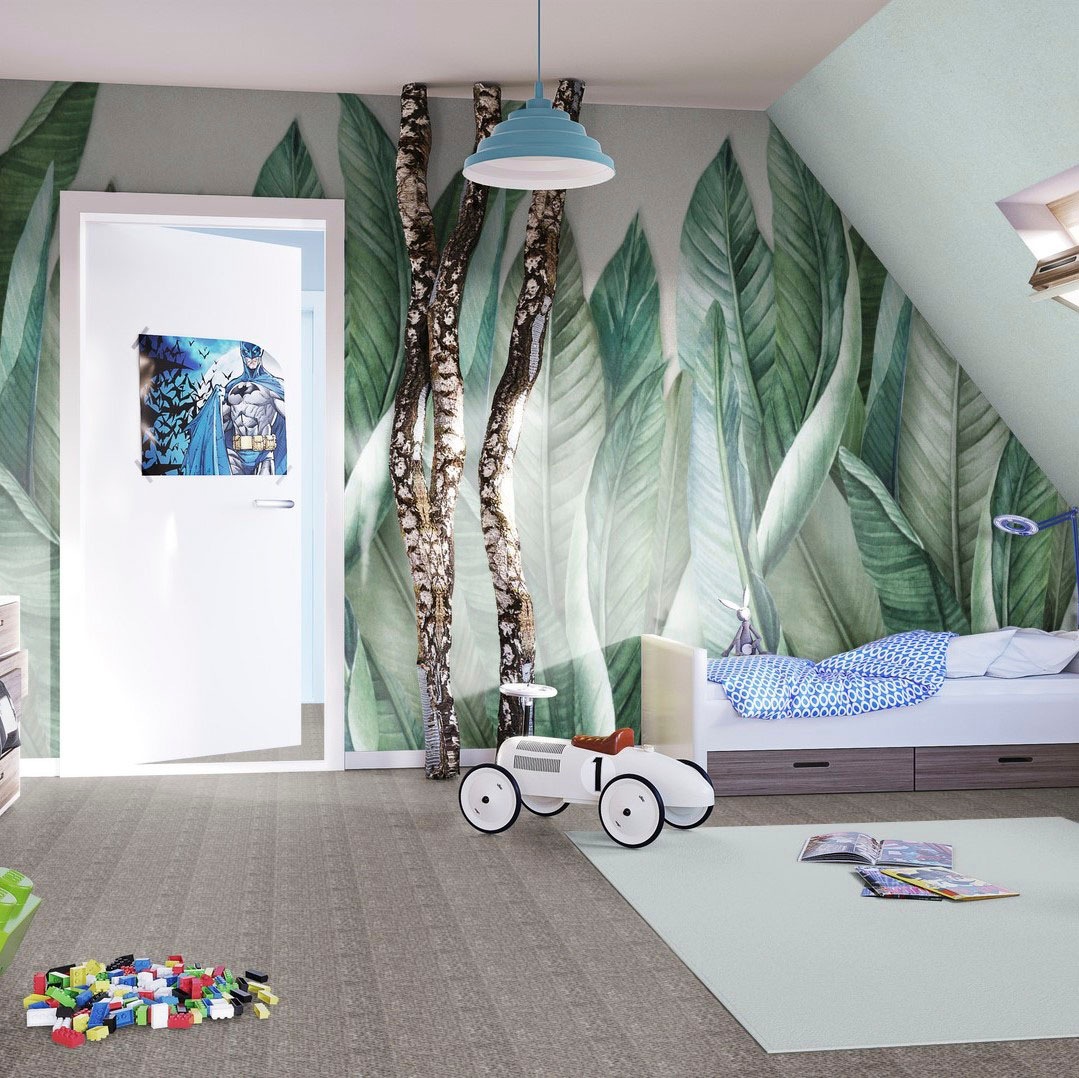 Bodenmeister Teppichboden »Kiruna, Strukturschlinge - meliert«, rechteckig, 7 mm Höhe, Wohnzimmer, Schlafzimmer, Kinderzimmer, Breite 400/500 cm
