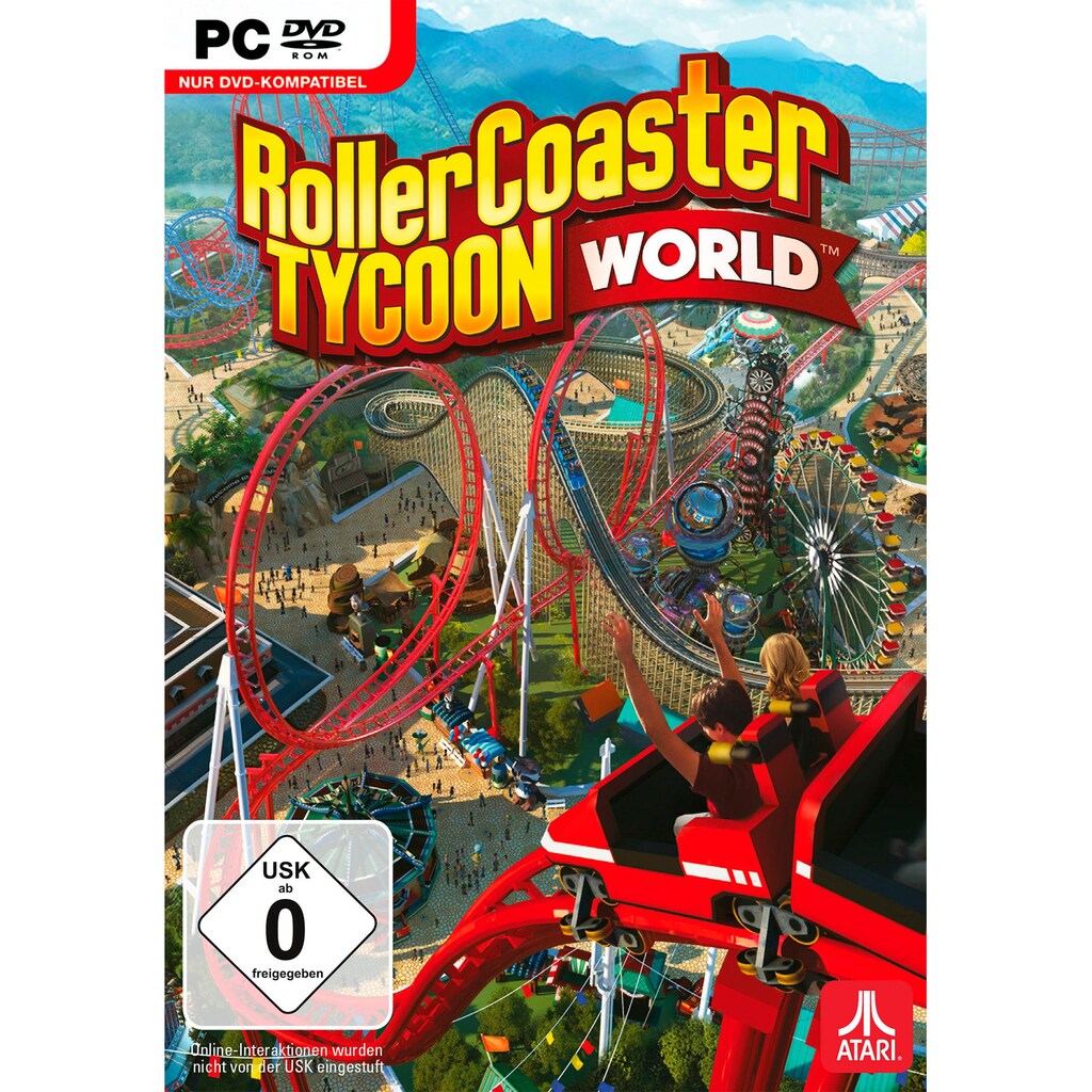 ATARI Spielesoftware »RollerCoaster Tycoon World«, PC, Software Pyramide