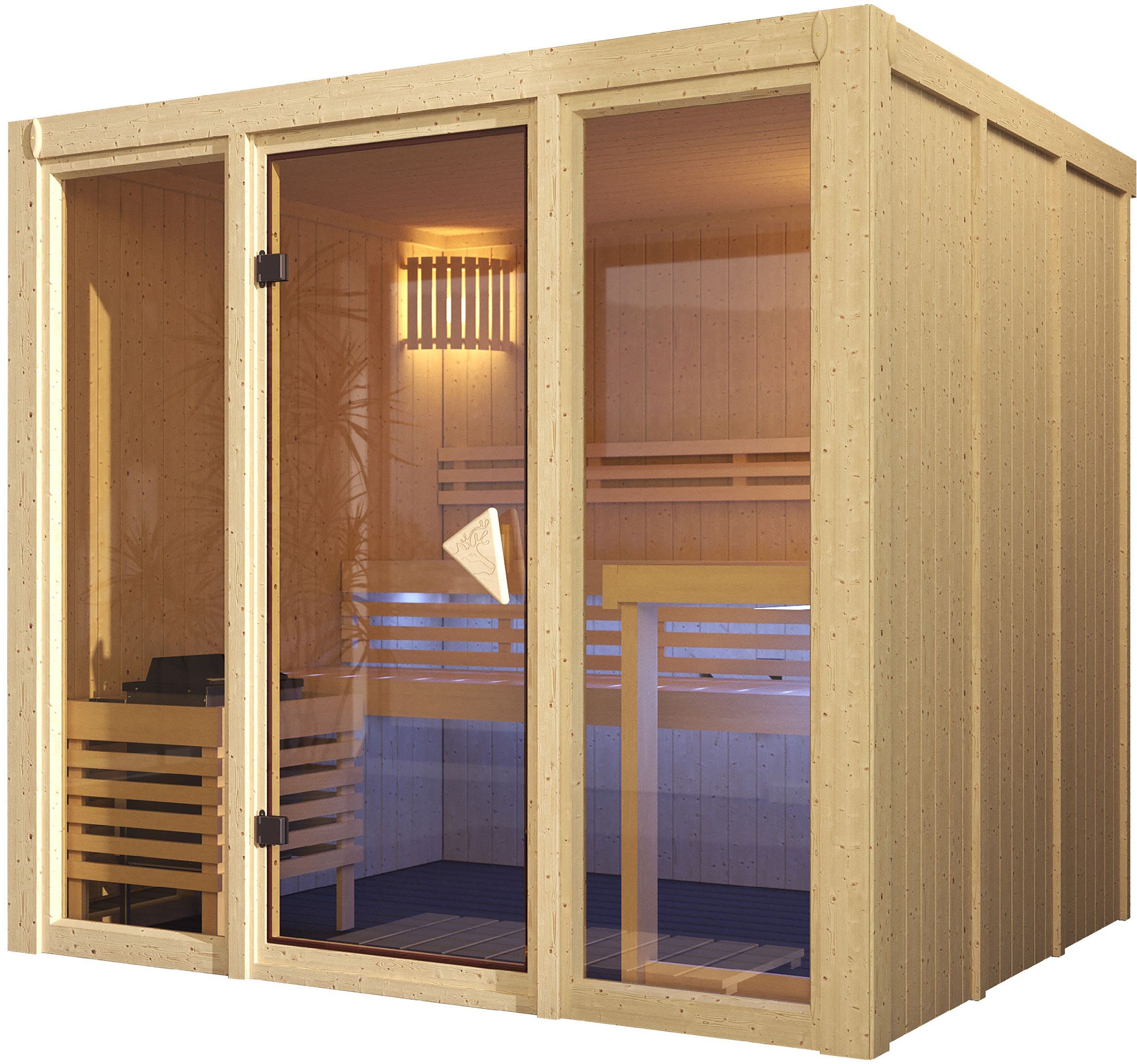 Karibu Sauna »Alani 4« verschiedene Varianten