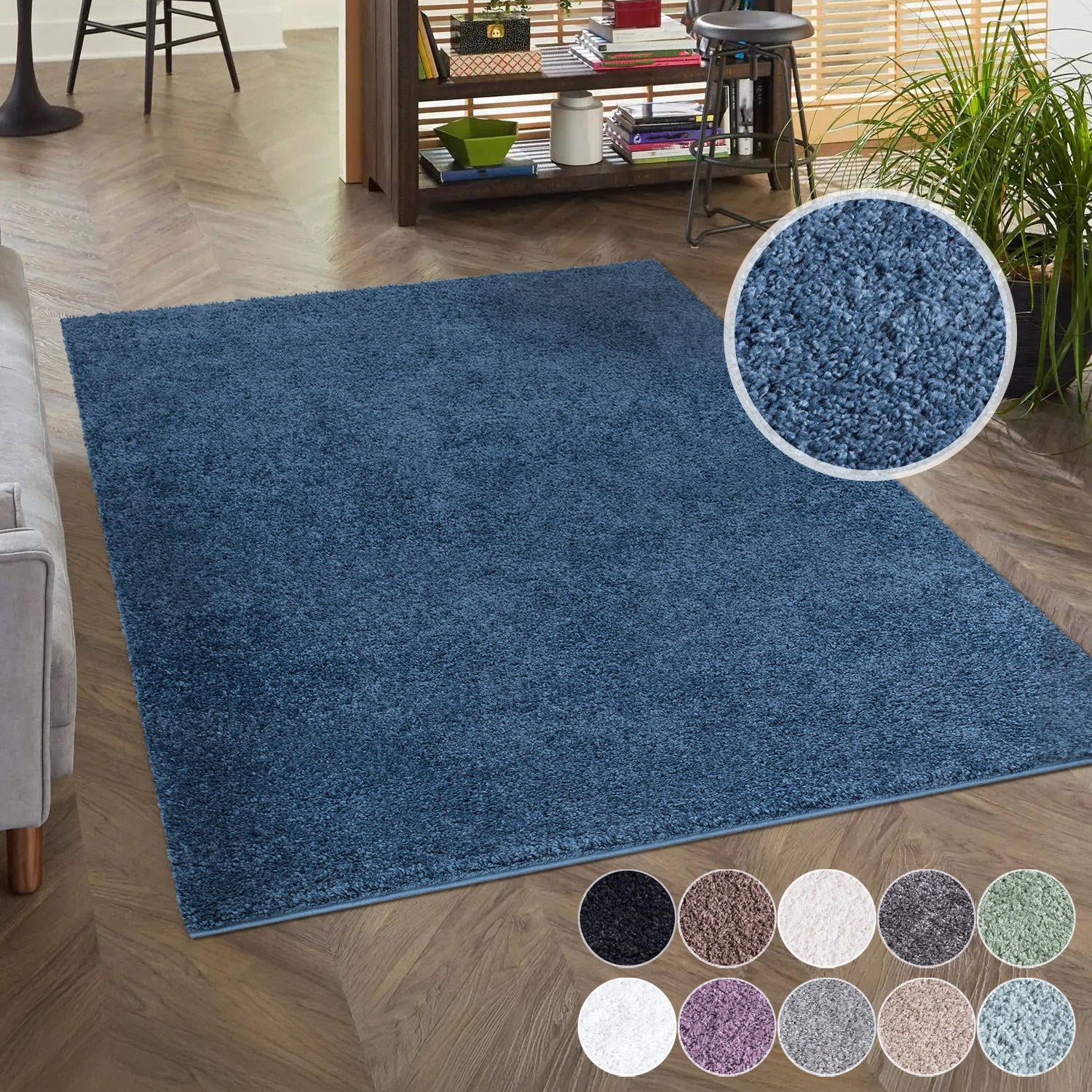 Carpet City Hochflor-Teppich "City Shaggy" rechteckig 30 mm Höhe Auch als L günstig online kaufen