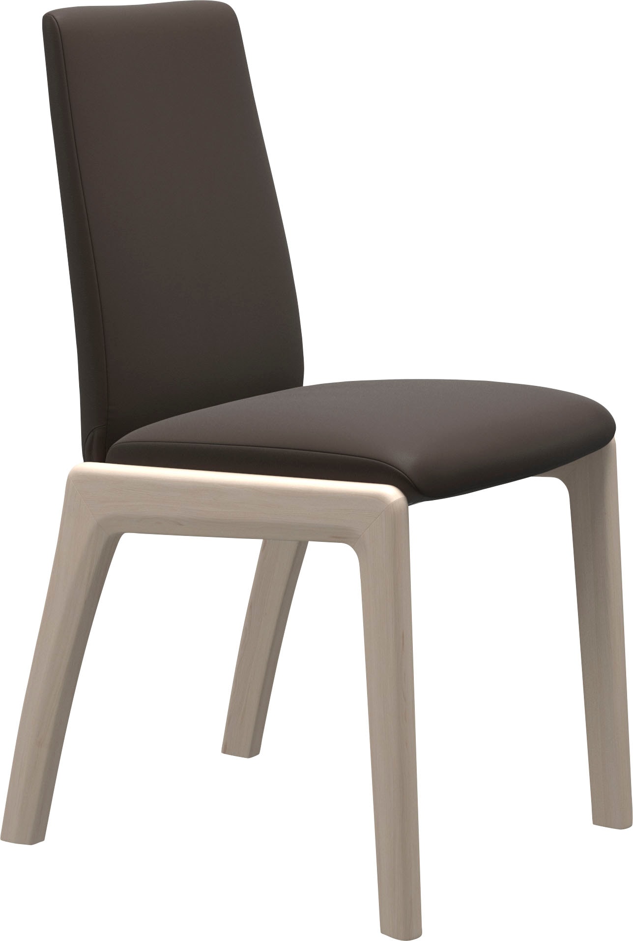 Stressless® Polsterstuhl »Laurel«, Leder BATICK, Low Back, Größe M, mit abgerundeten Beinen in Eiche gekalkt