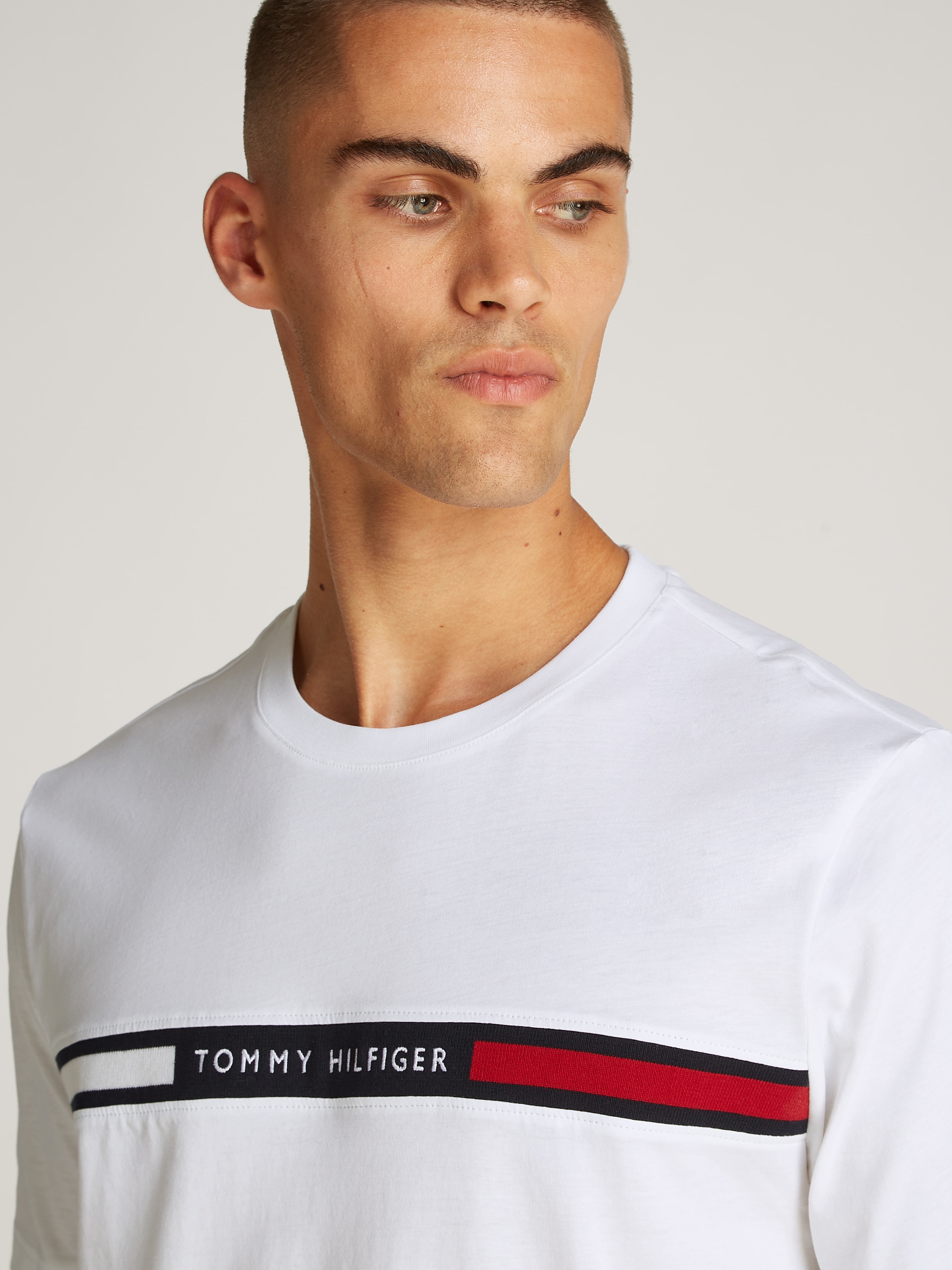 Tommy Hilfiger T-Shirt »HILFIGER CHEST INSERT TEE«