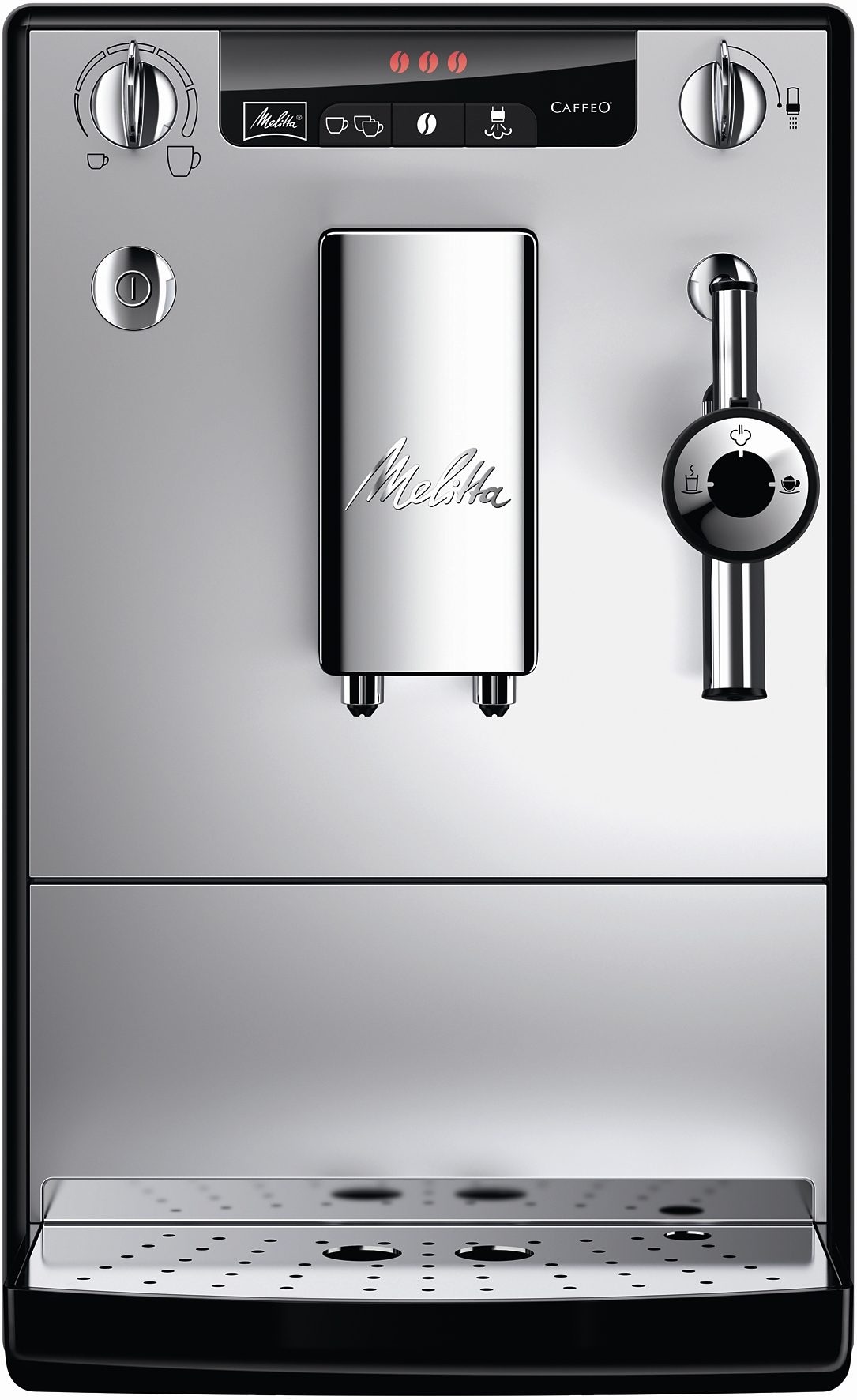 Melitta Kaffeevollautomat »Solo® & Perfect Milk E 957-201, schwarz«, Café crème&Espresso per One Touch, Milchsch&heiße Milch per Drehregler