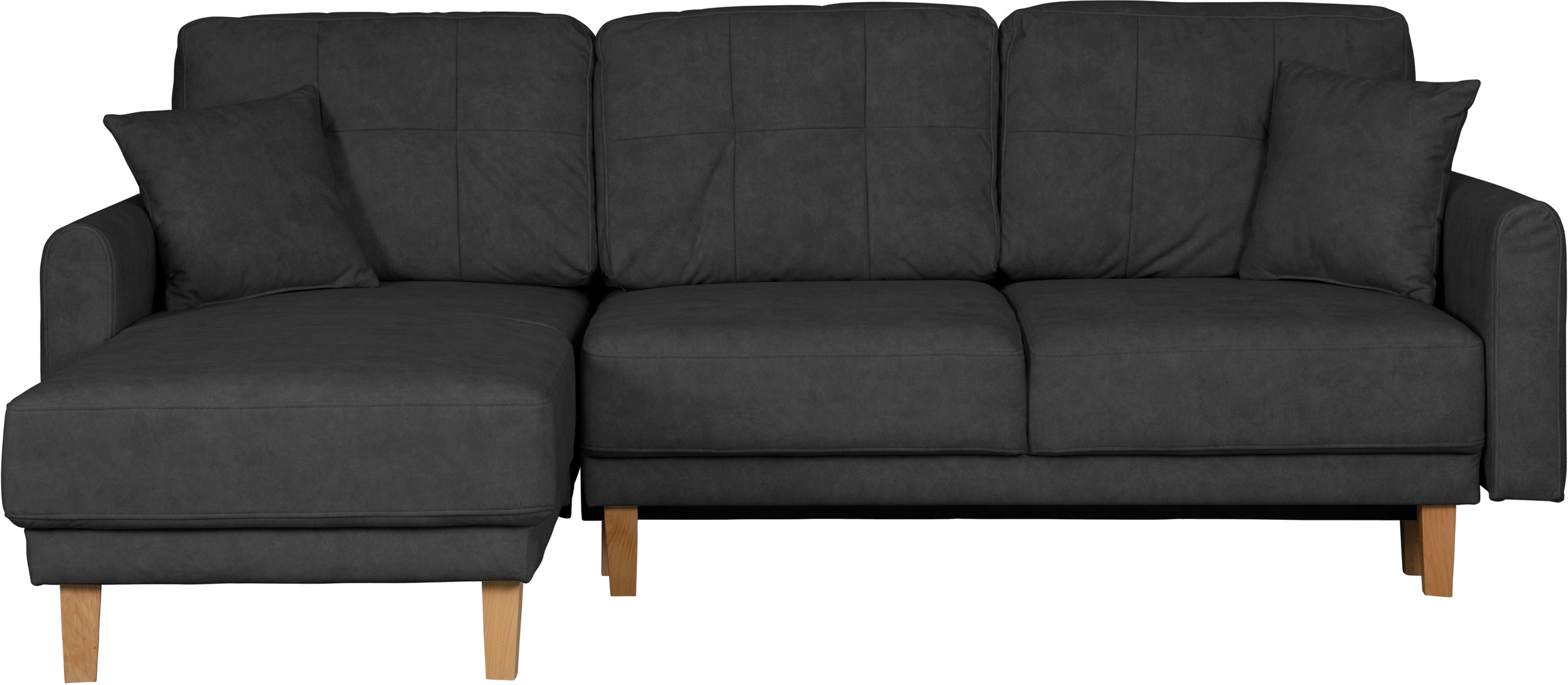Home affaire Ecksofa »TRIPLO optionale Schlafsofa mit Bettkasten, Maße B/T/H: 234/164/89 cm«, L-Form wahlweise mit Bettfunktion - Liegefläche 132x210 cm