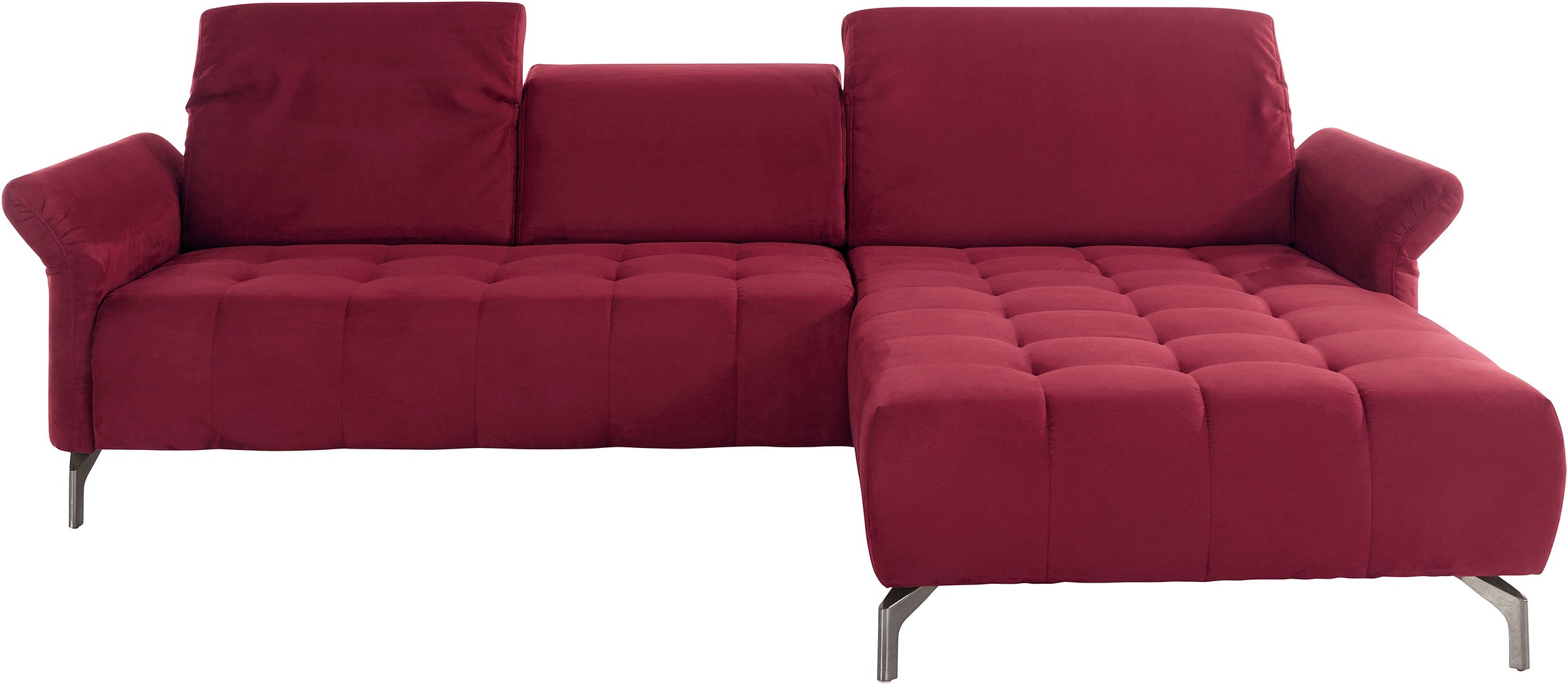 Home affaire Ecksofa »Fresh L-Form« Federkern, wahlweise Kopfteilverstellun günstig online kaufen