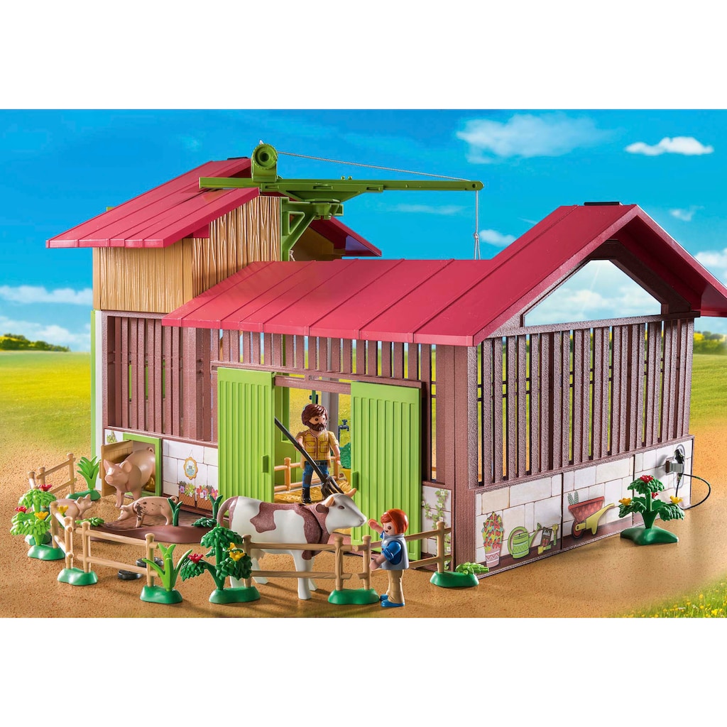 Playmobil® Konstruktions-Spielset »Großer Bauernhof (71304), Country«, (182 St.), teilweise aus recyceltem Material; Made in Germany