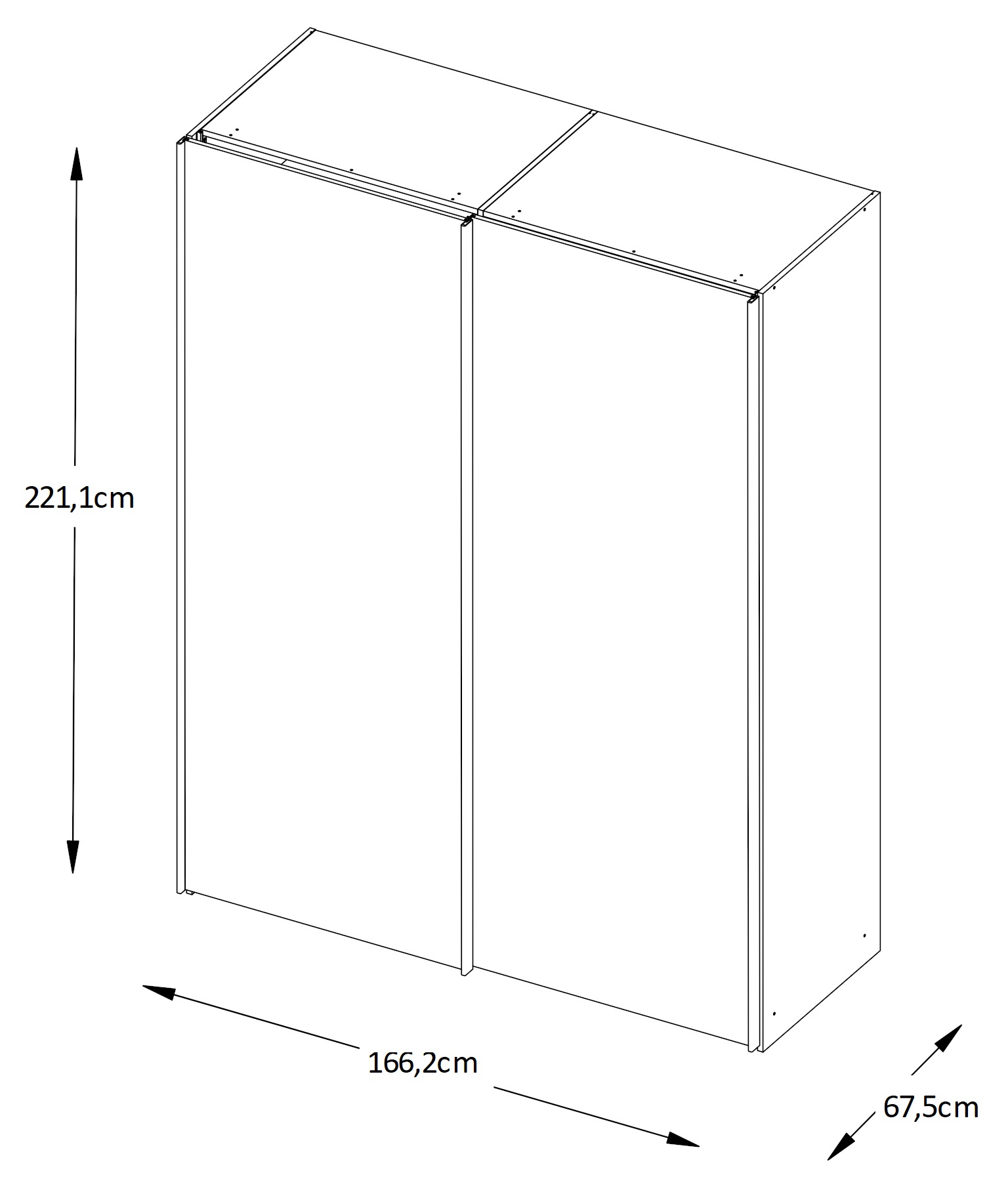 STAUD Schwebetürenschrank »Sinfonie Plus, edles Design in hochwertiger Qualität, Made in Germany« Mit vier verschiedenen Ausstattungsvarianten