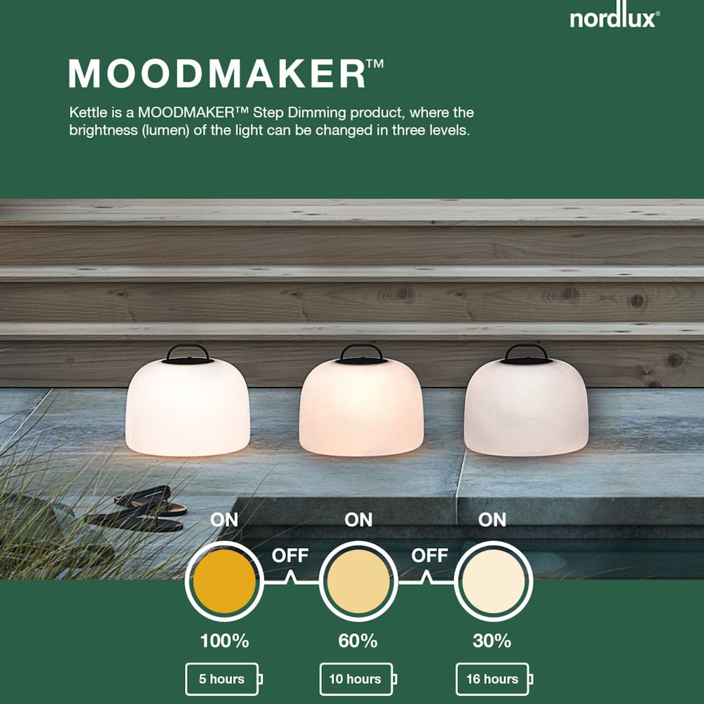 Nordlux LED Stehlampe »Kettle«, 1 flammig-flammig