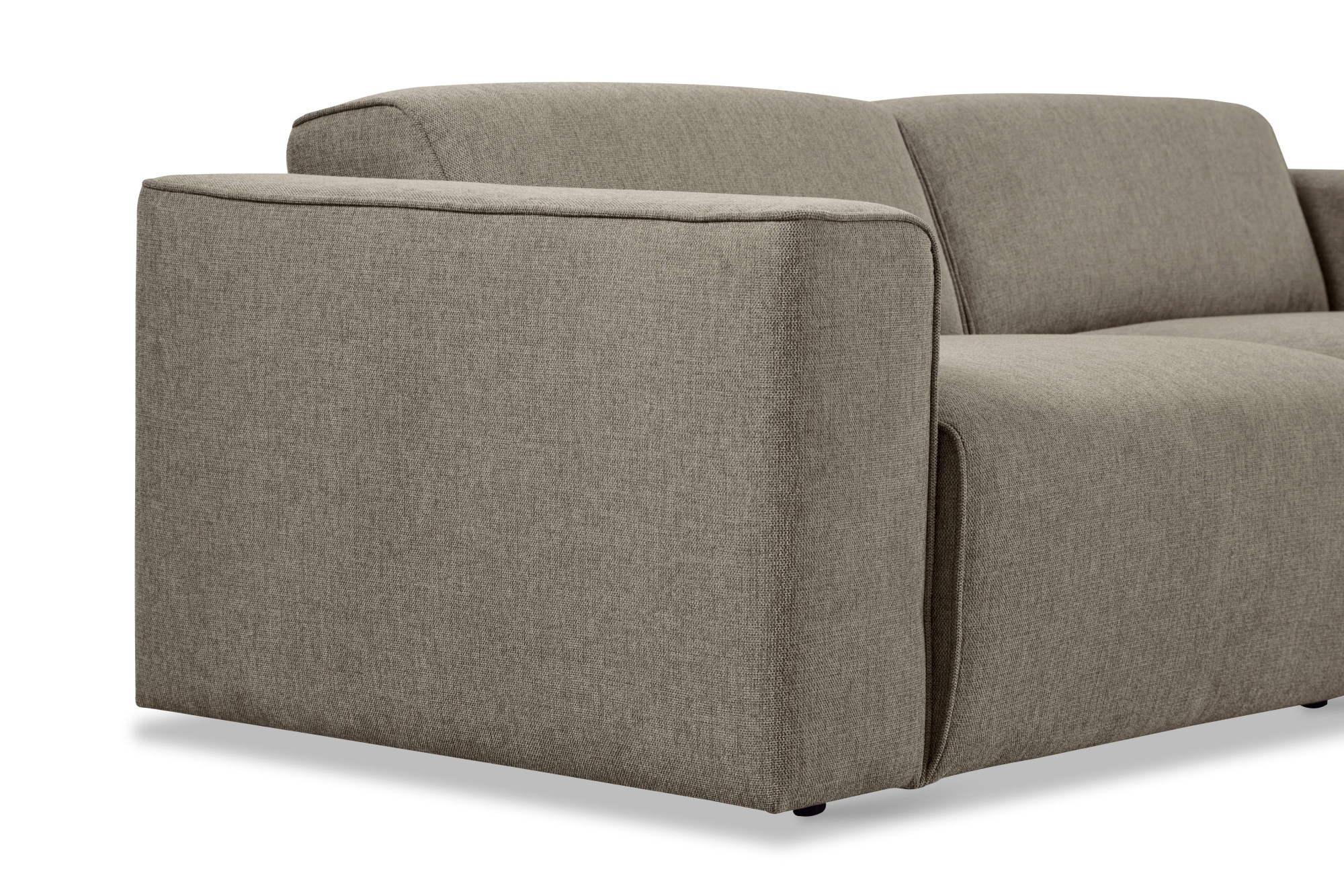 andas 3-Sitzer »Noord«, mit Kedernaht, Breite 232 cm, Cord, Struktur, Webstoff