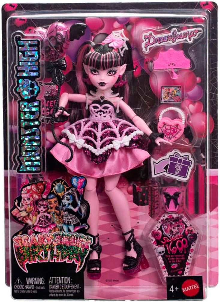 MonsterHigh™ Anziehpuppe »Monster High schaurig schöner Geburtstag, Draculaura«