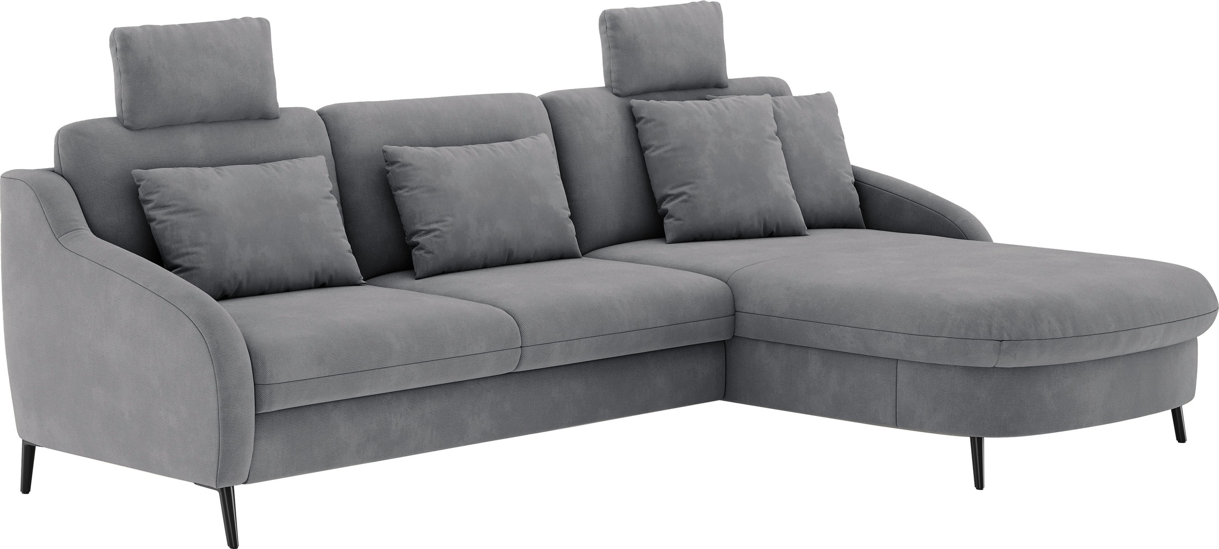 sit&more Ecksofa »Soul L-Form«, wahlweise mit Bettfunktion und Bettkasten oder Schubkasten