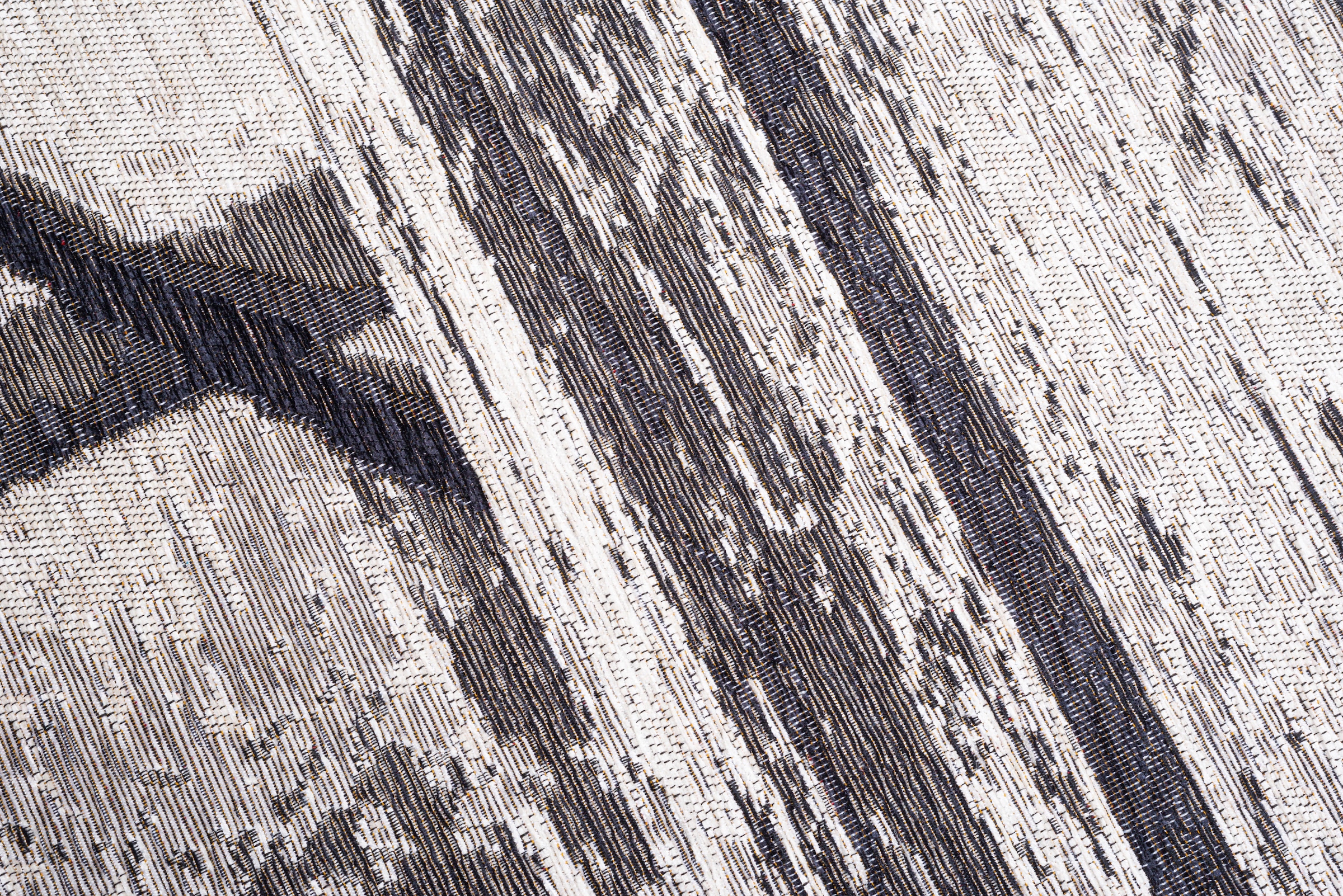 Sansibar Teppich »Keitum 010«, rechteckig, 3 mm Höhe, Flachgewebe, modernes Holz Design, Motiv, gekreuzte Säbel