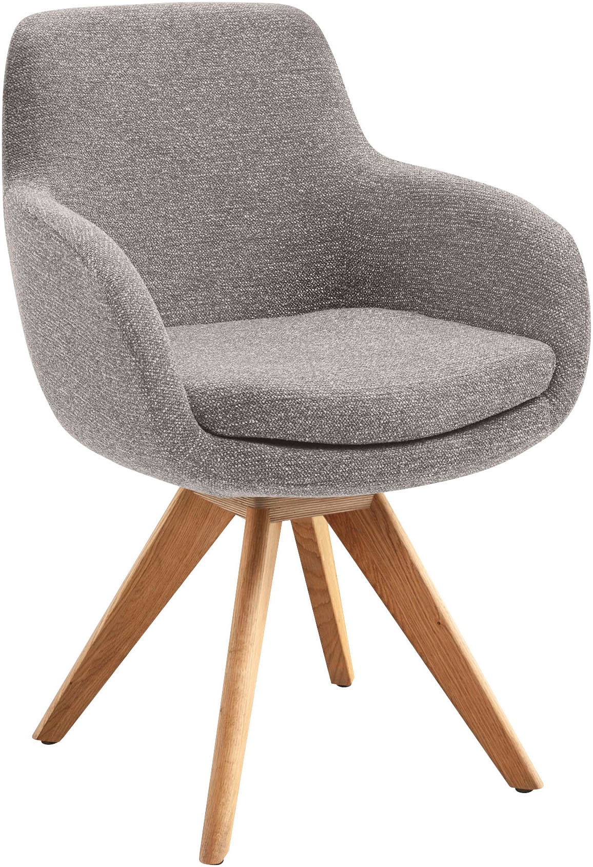 Musterring Esszimmerstuhl »Tavia«, (Set), 2 St., Chenille, Stativgestell Ei günstig online kaufen