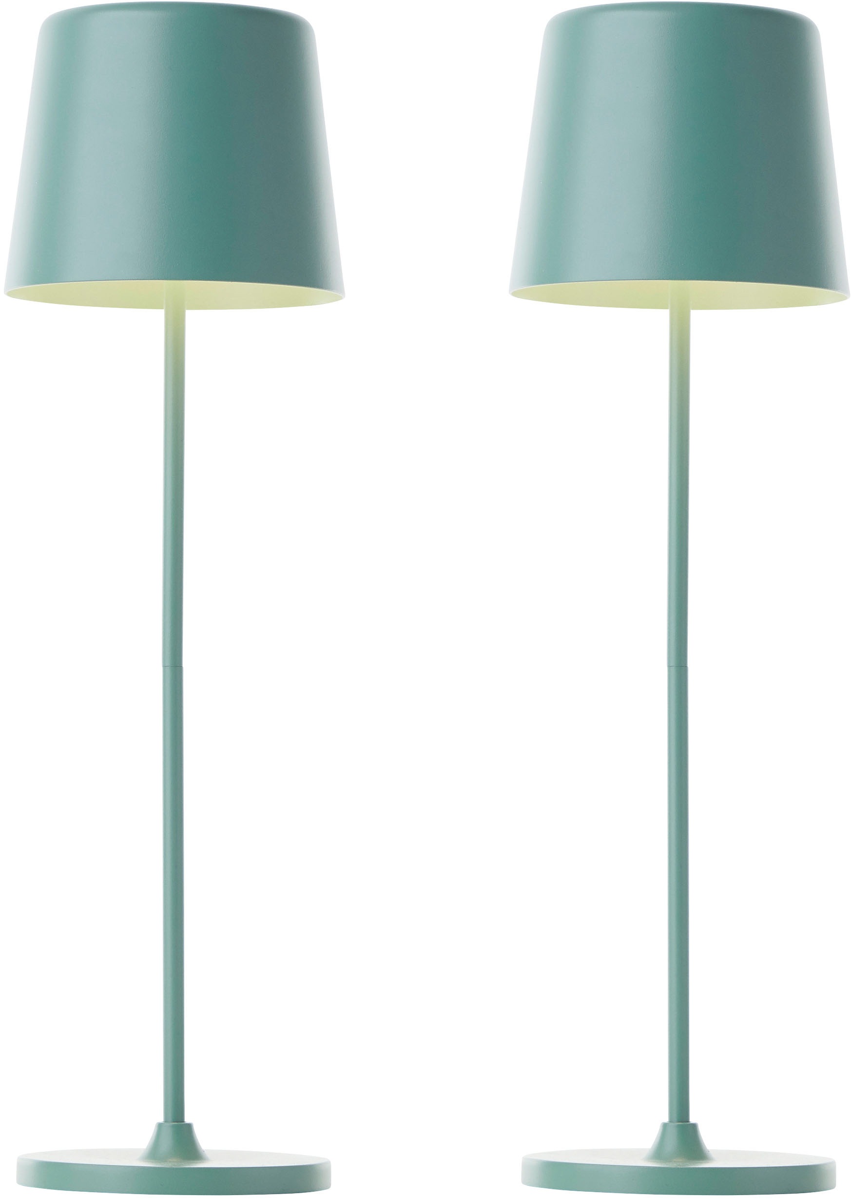 Brilliant LED Tischleuchte »Kaami - mobile LED Außen Tischlampe 2er-Set«, 3 günstig online kaufen