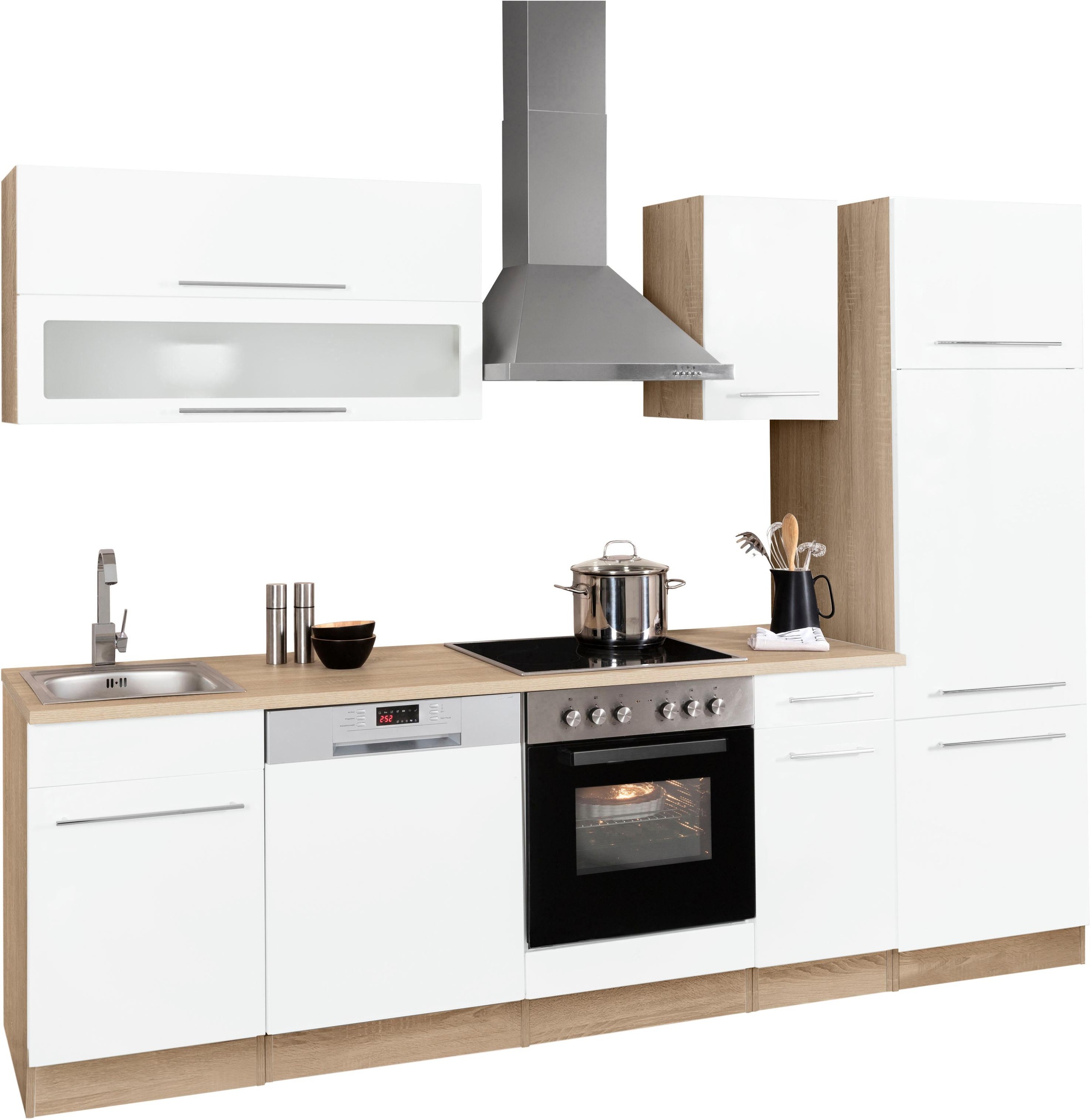 KOCHSTATION Küchenzeile »KS-Eton«, mit E-Geräten, Breite 270 cm günstig online kaufen