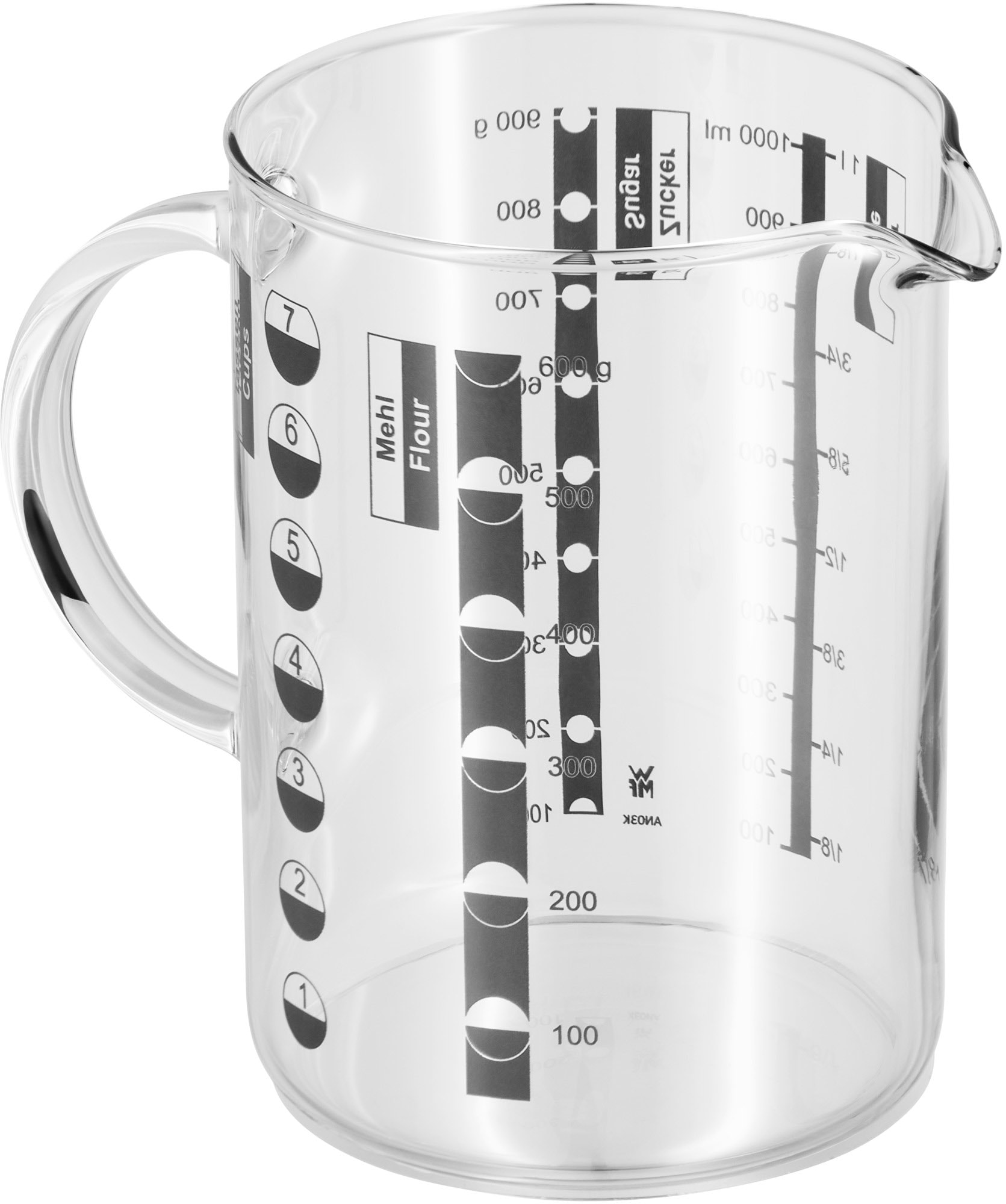 WMF Messbecher »Gourmet« Glas 1 Stk. tlg. Kleinstmengen genau ablesbar günstig online kaufen