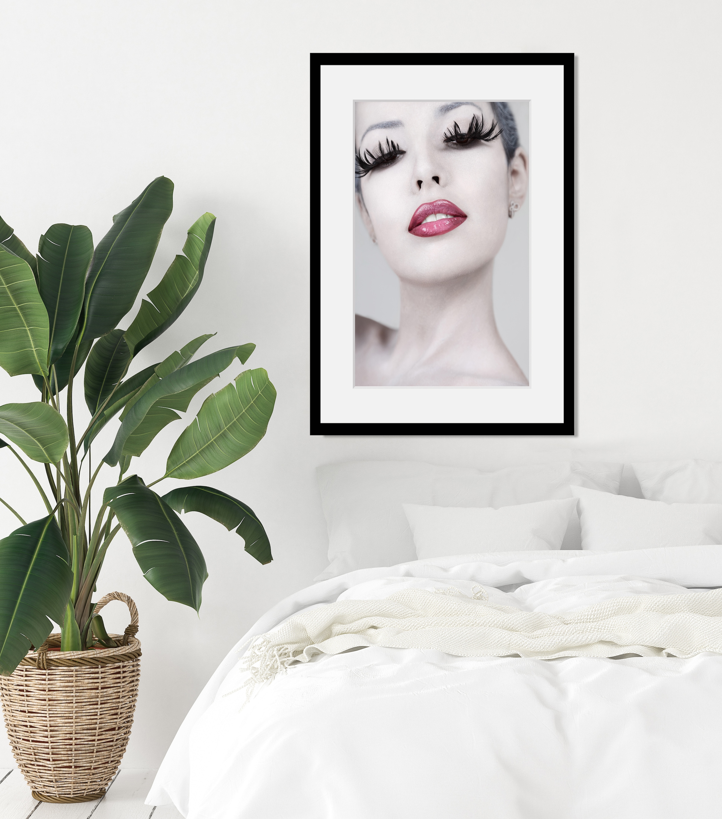 queence Bild »Lashes«, Frau-Mode-Fashion-Kunst-Bilder von Frauen-Foto, HD P günstig online kaufen