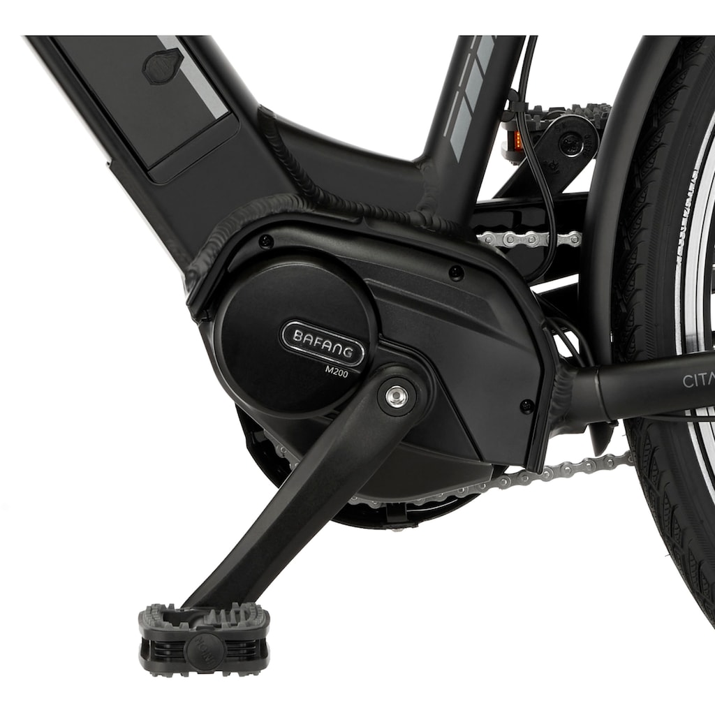 FISCHER Fahrrad E-Bike »CITA 4.1i«, 7 Gang, Shimano, Nexus, Mittelmotor 250 W, (mit Akku-Ladegerät-mit Werkzeug-mit Rahmenschloss)