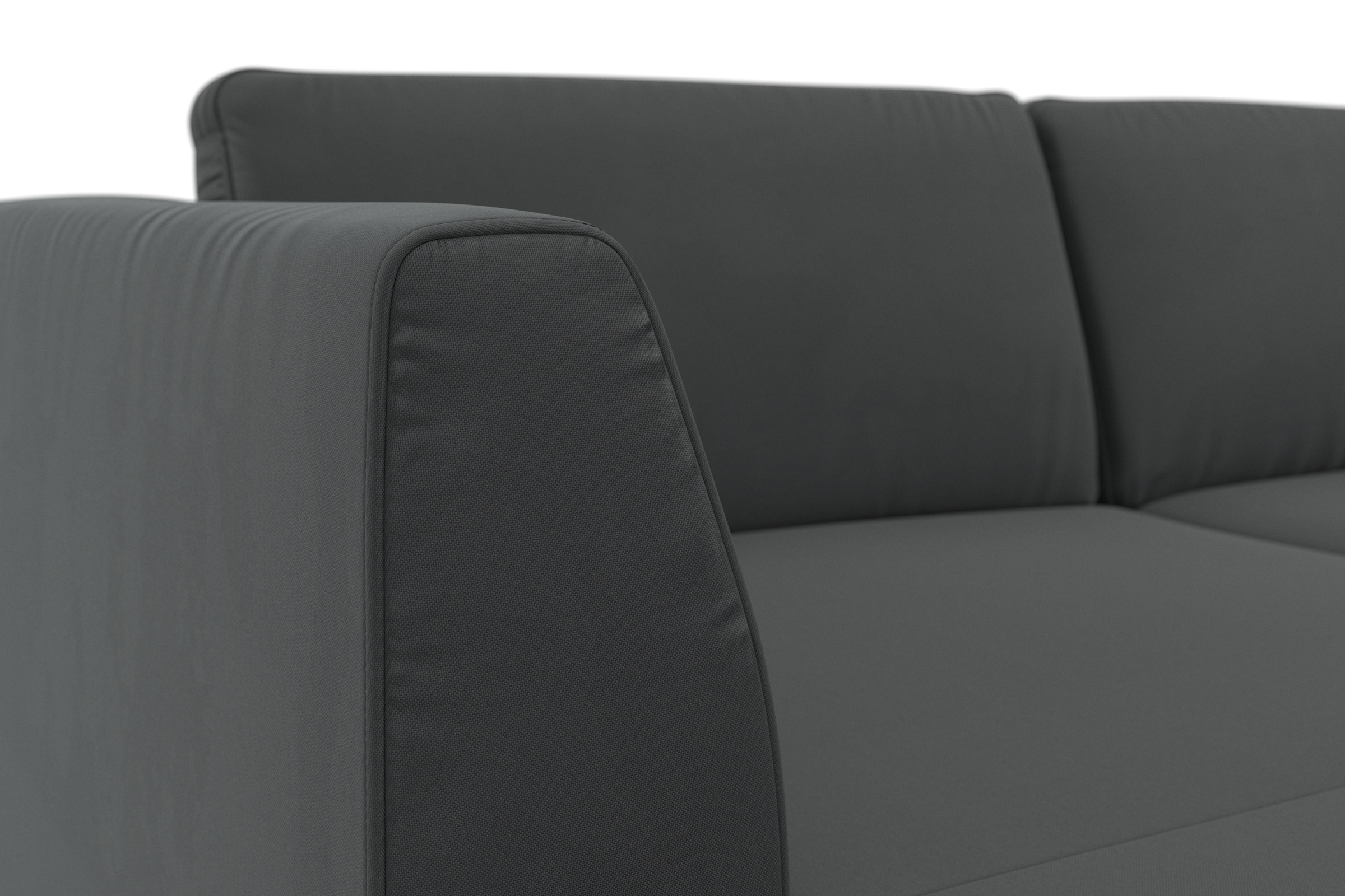 sit&more Wohnlandschaft »Olsen U-Form«, inklusive Sitztiefenverstellung, wahlweise mit Bettfunktion, 15cm hoch
