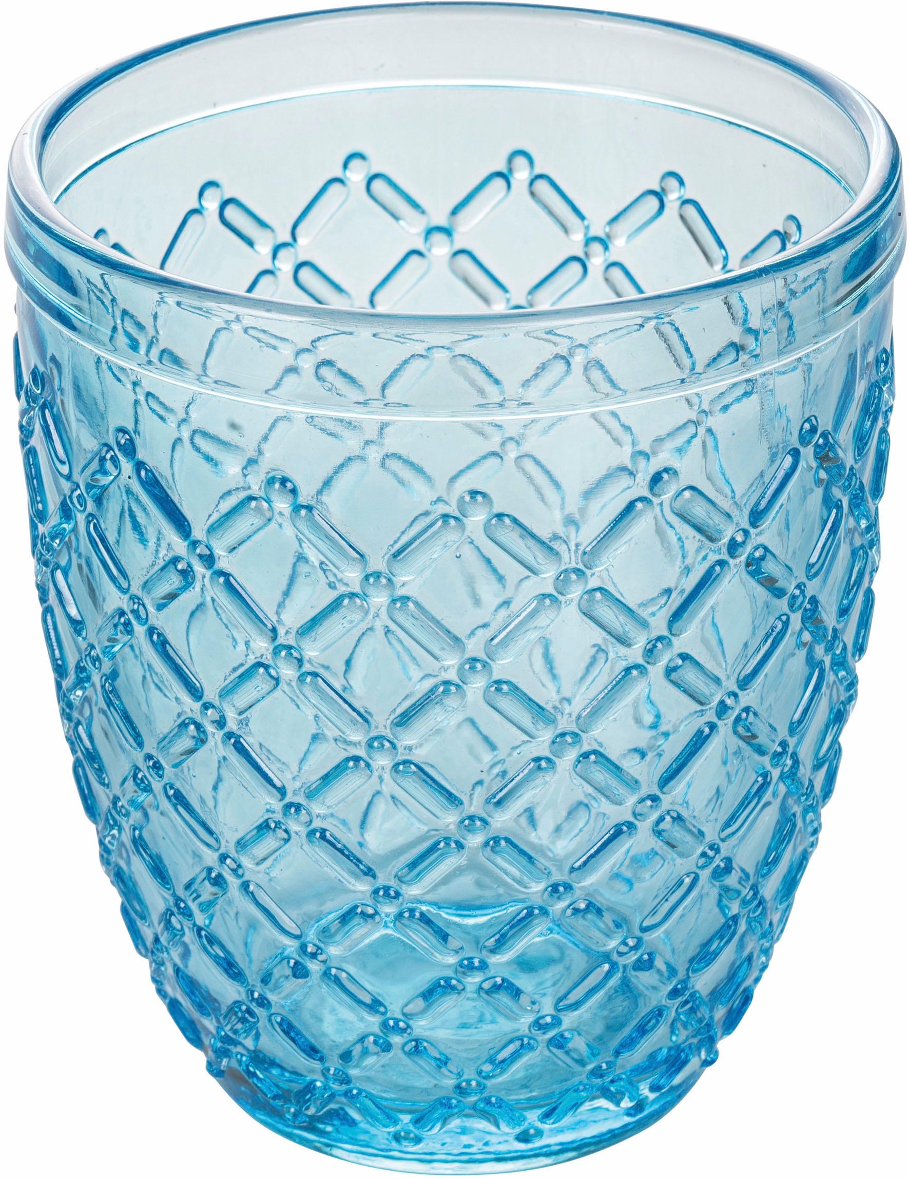 Villa d'Este Gläser-Set »Castle Ocean«, (Set, 6 tlg.), Wassergläser-Set, 6-teilig, Inhalt 350 ml