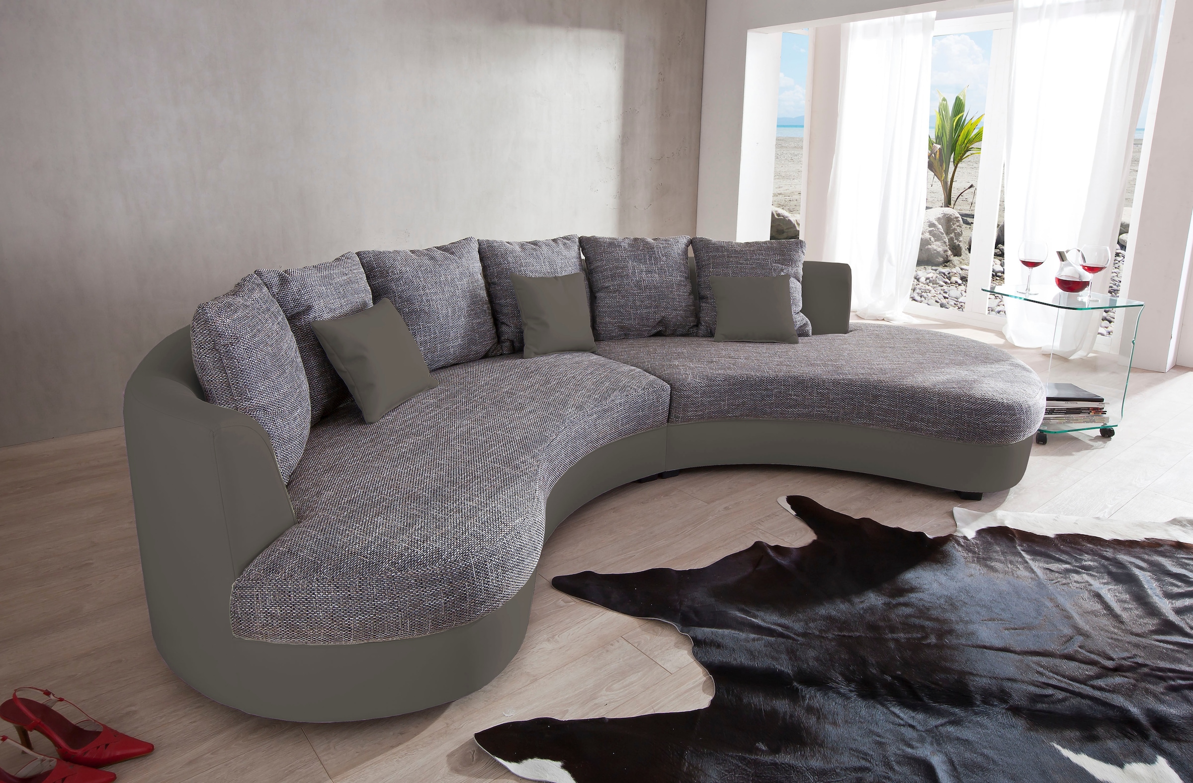 INOSIGN Ecksofa »Limoncello organische Formensprache, OTTOs Choice, L-Form« günstig online kaufen