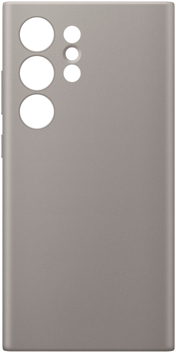 Samsung Handyhülle »Vegan Leather Case by Hochuen für Samsung Galaxy S24 Ultra«, Schutz, griffig und stylisch